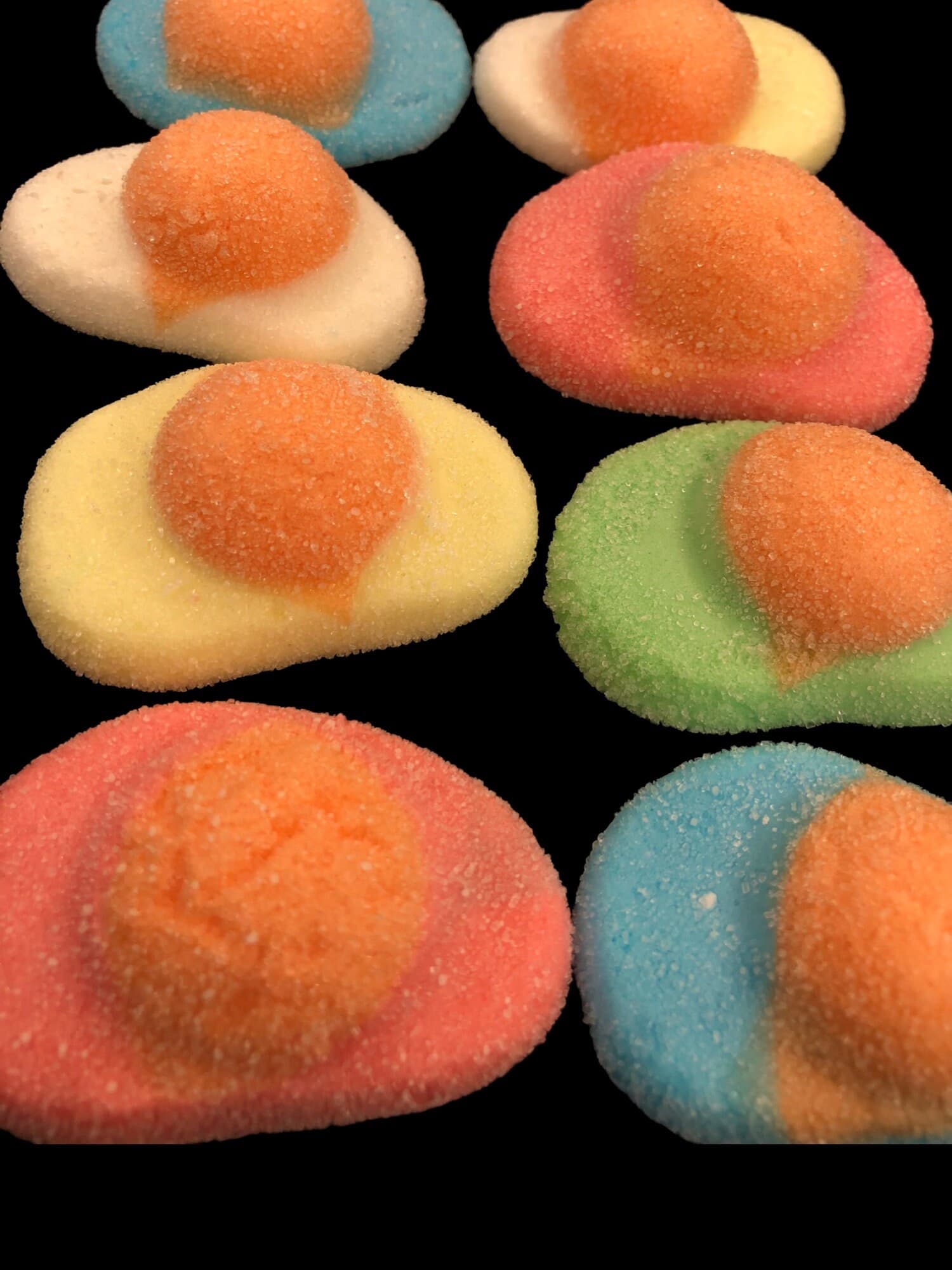 UK Freeze Dried Sour Multicoloured Fried Eggs  - Crunchy & Crisp|Freeze Dried Sweets|Unusual Sweet Variety|Perfect Gift|Teachers Present - image 4