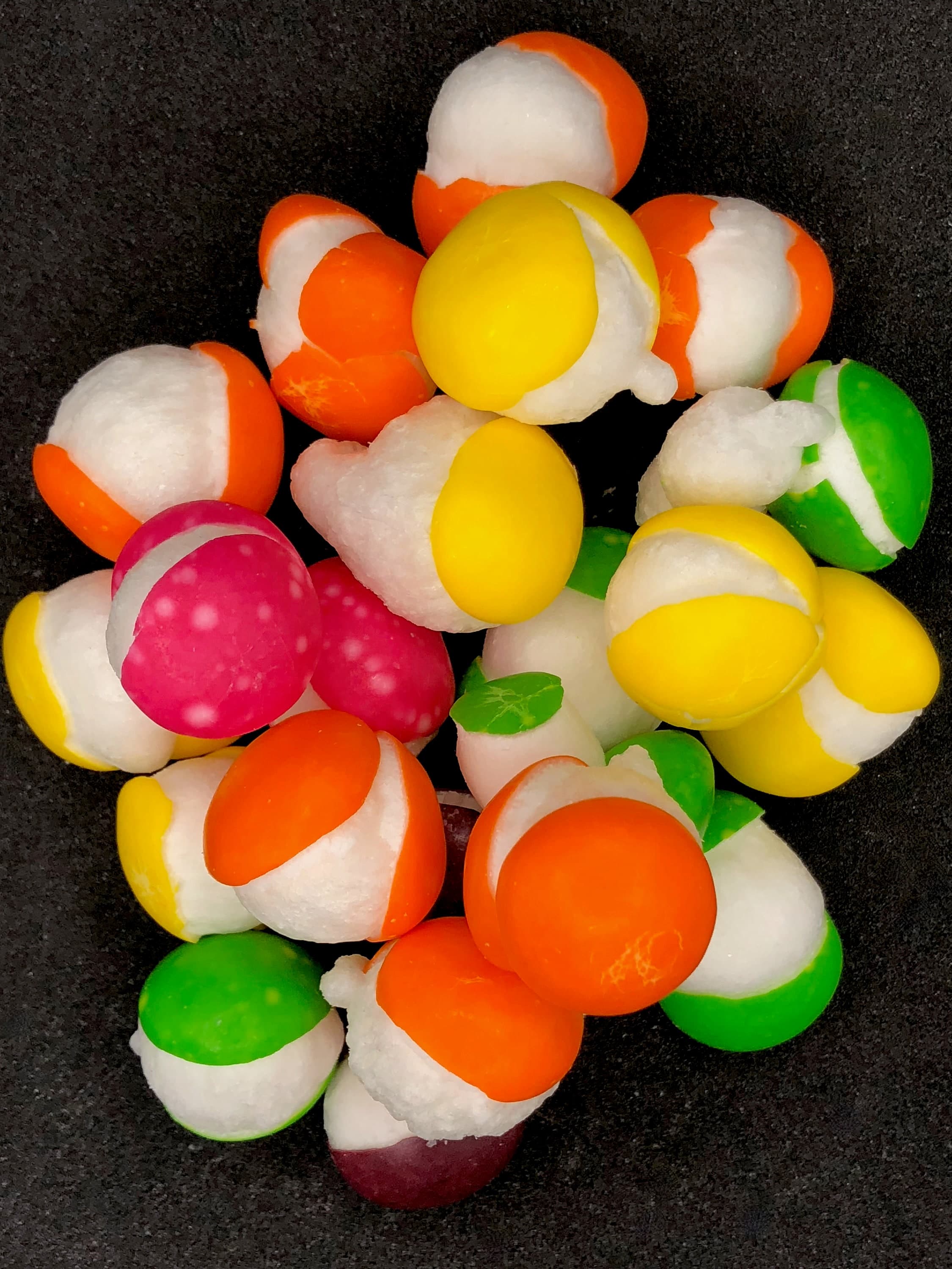 Freeze Dried  GIANT Sour Fruit Balls - Amazingly Sour & Crunchy|Halal Candy|Vegan Sweets|Thank you|Party Bag Ideas|Hens Party|UK Made
