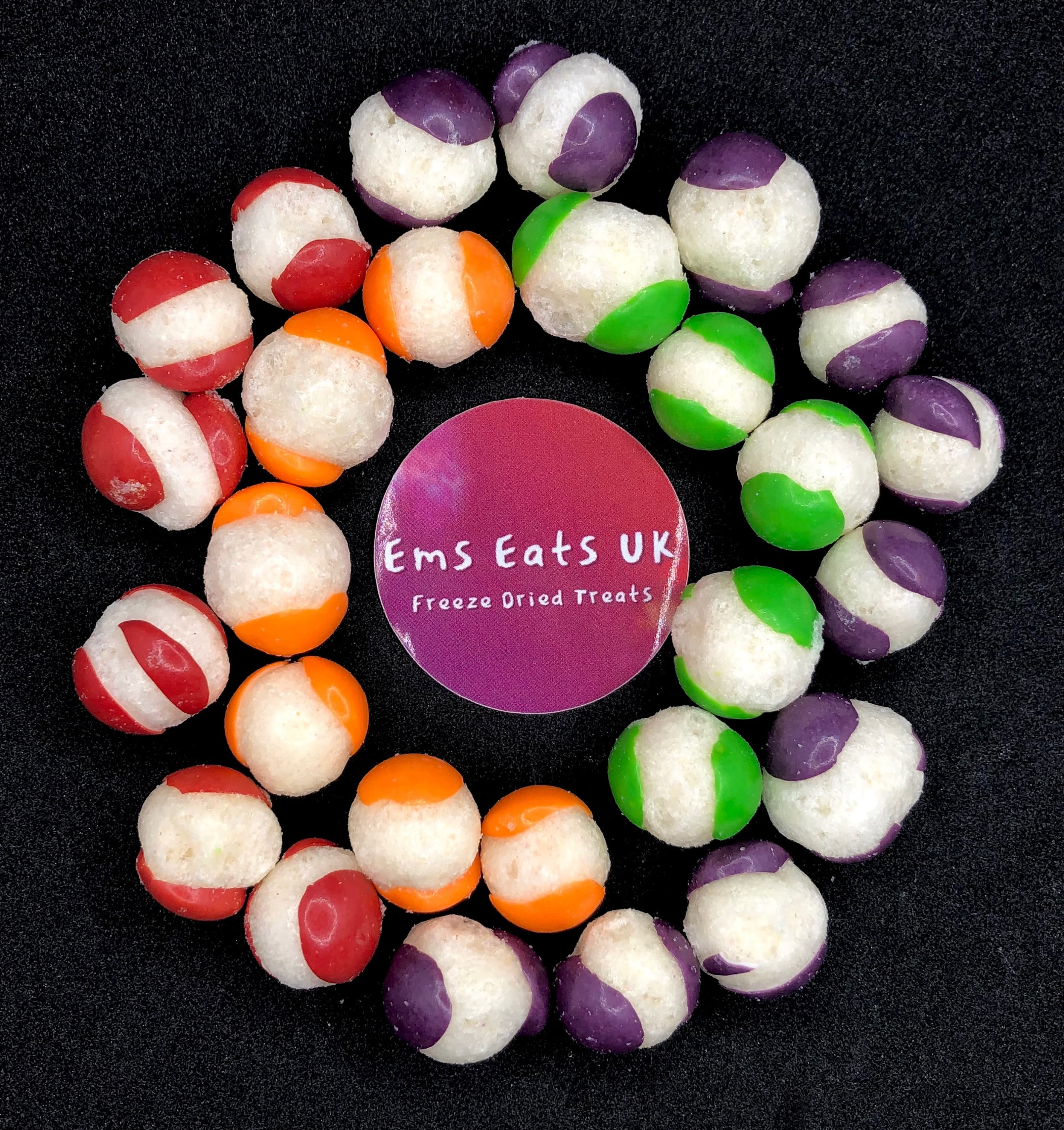 UK Freeze Dried Original Fruit Balls - 500g! Bulk Sweet Orders|Birthday Party Snacks|Thank you present|Party Bag Ideas|Vegan Sweets