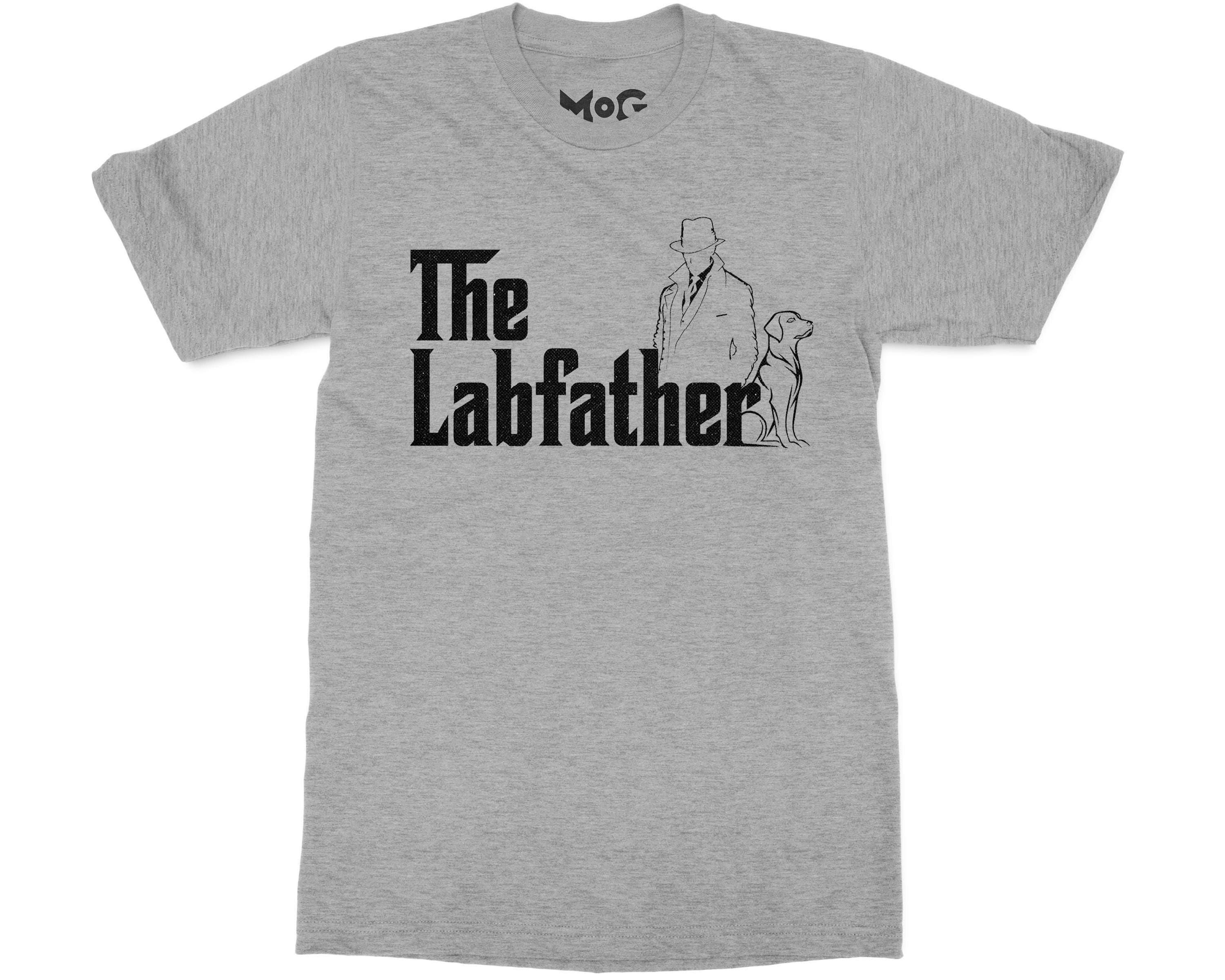 Funny Labfather Parody T-shirt, Labrador Dad Dog Owner Father’s Day Gift Shirt, Cute Mafia Movie Spoof Pet Lover Gift Tee For Dad Grandad - image 4