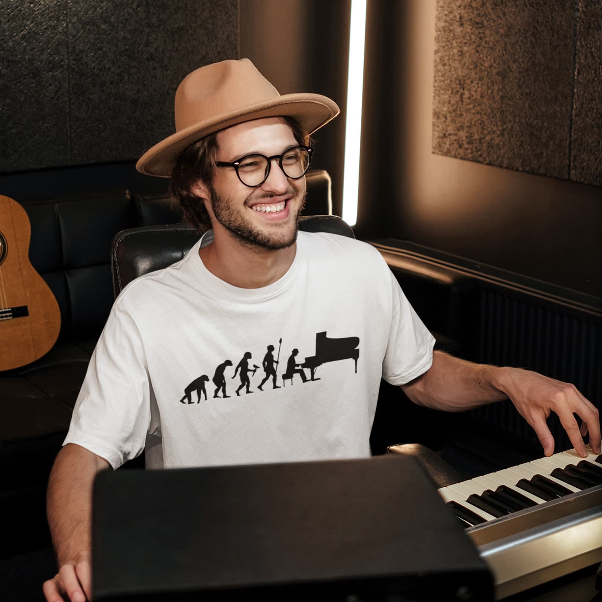 Piano Evolution T-shirt | Piano Gifts | Piano Player Gift | Pianist Shirt | Music Instrument | Music Player Gift | UNISEX Shirt for Him Her - image 3
