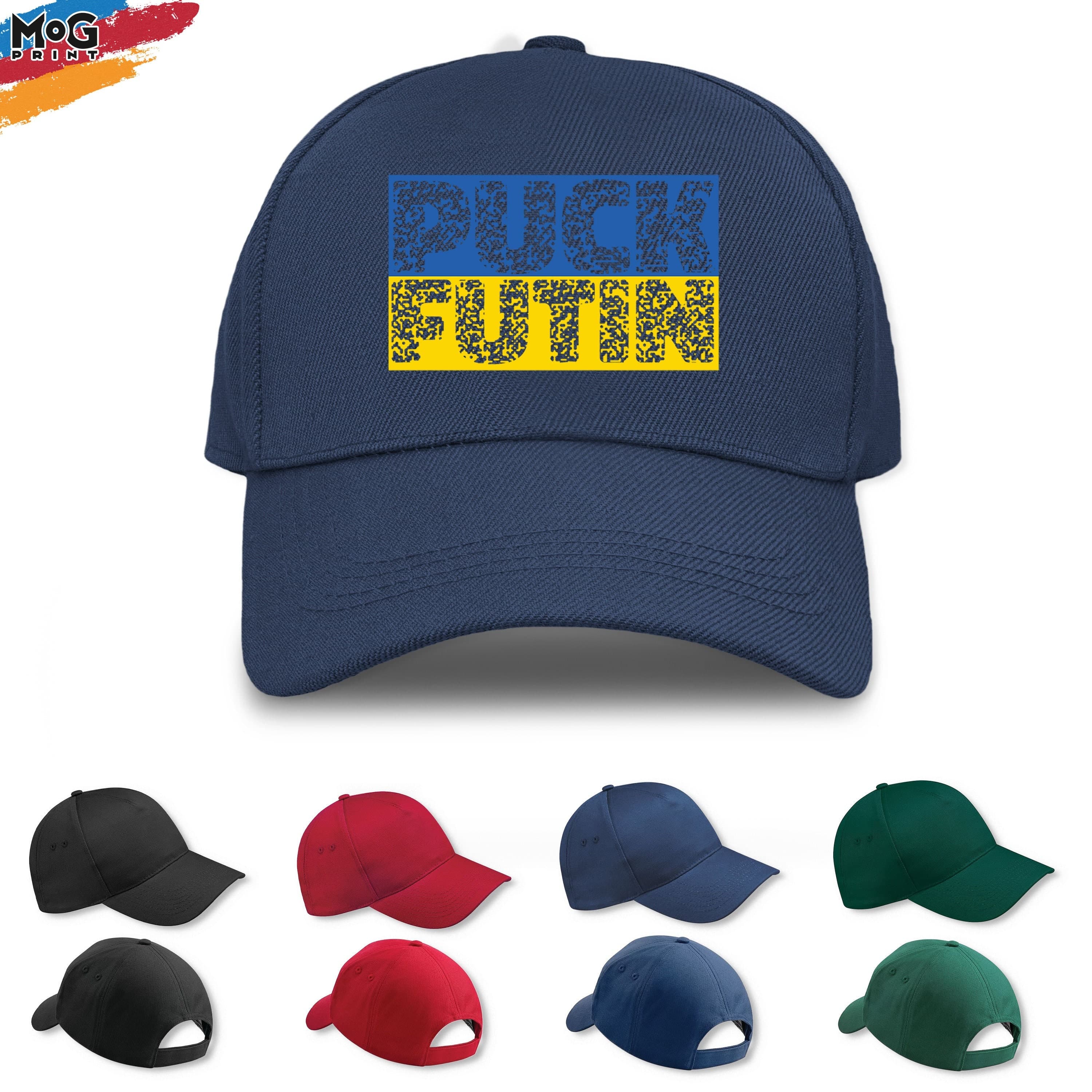 Puck Futin Baseball Cap Stop Putin | F Putin Support Ukraine Hat | Stand With Ukraine Solidarity Love To Ukraine Pray For Ukraine F*ck Putin - image 2