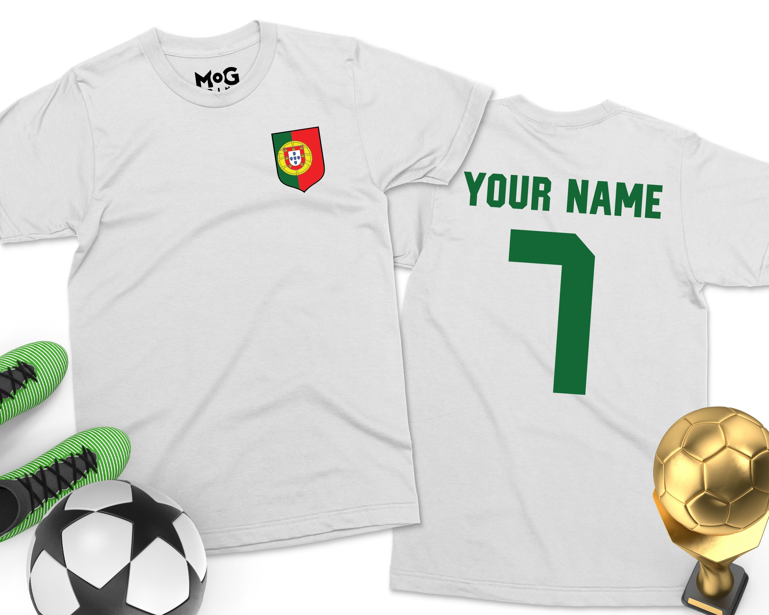 Portugal Football Shirt | Men Women Kids | Team Portugal World Support football Cup 2026 tshirt | Name + Number Personalised futebol TShirt - image 3
