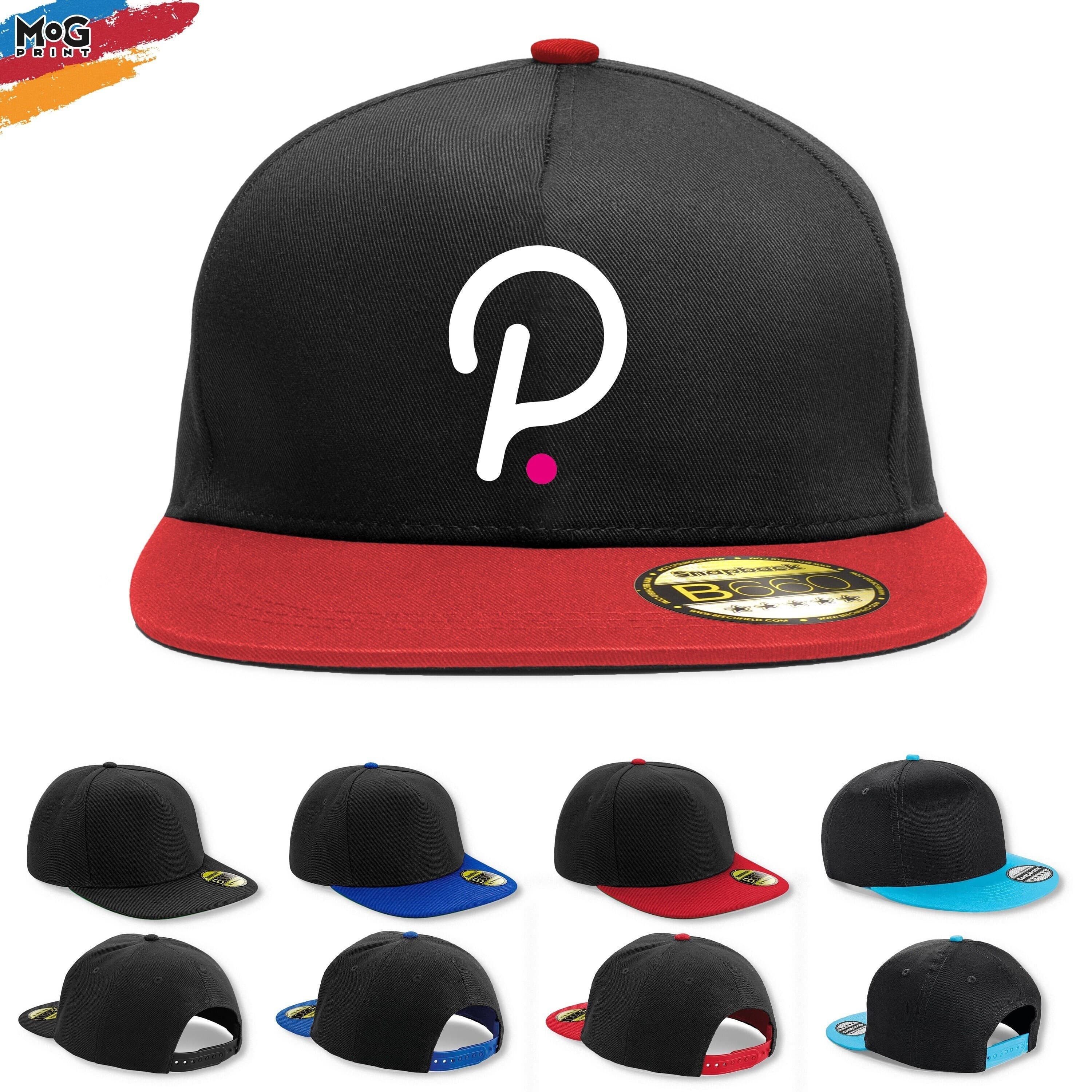 Polkadot Logo Crypto Snapback Hat | Dot Cryptocurrency Investor | Polkadot Trader | Polkadot Hat | Hodl Blockchain Technology | Gift Hat
