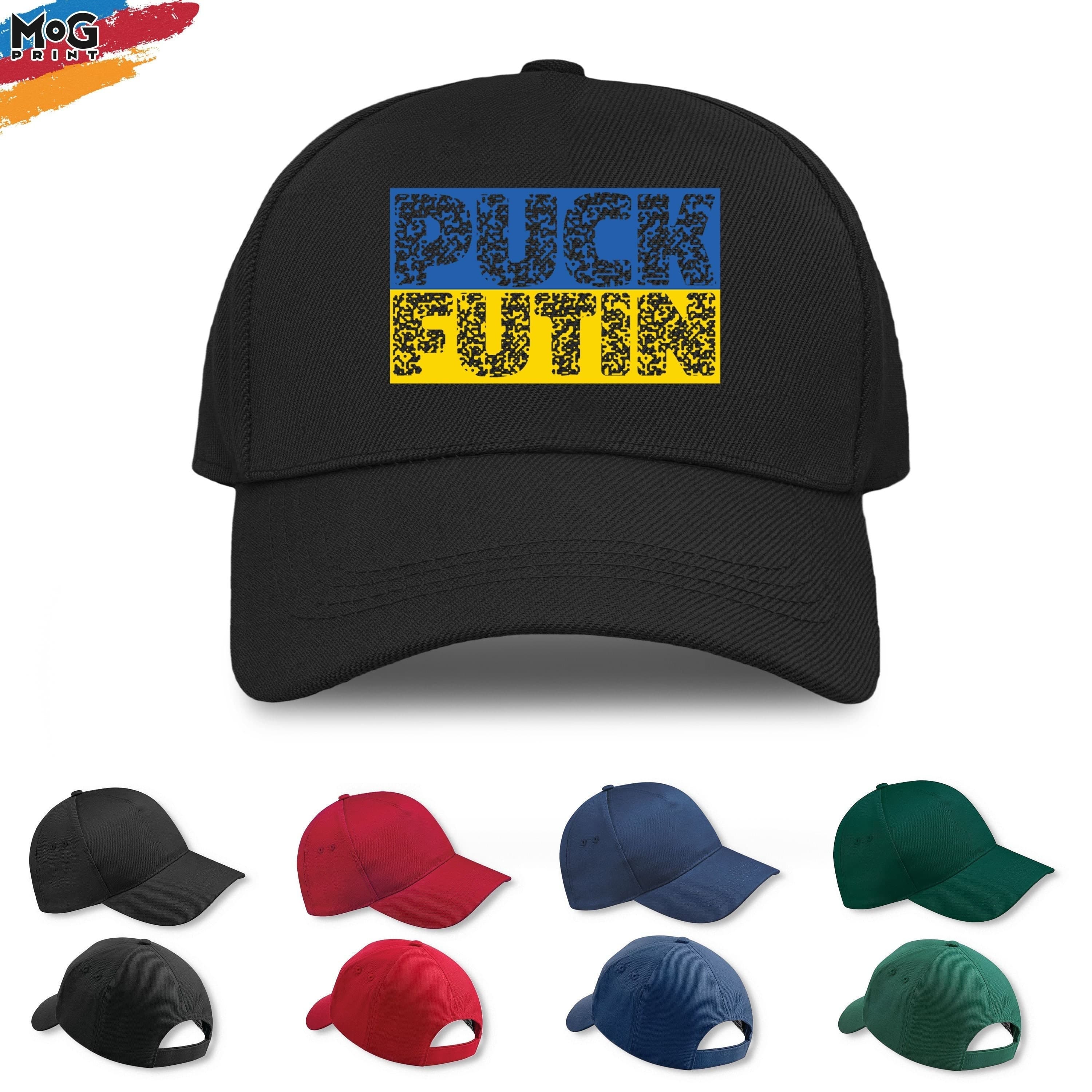 Puck Futin Baseball Cap Stop Putin | F Putin Support Ukraine Hat | Stand With Ukraine Solidarity Love To Ukraine Pray For Ukraine F*ck Putin