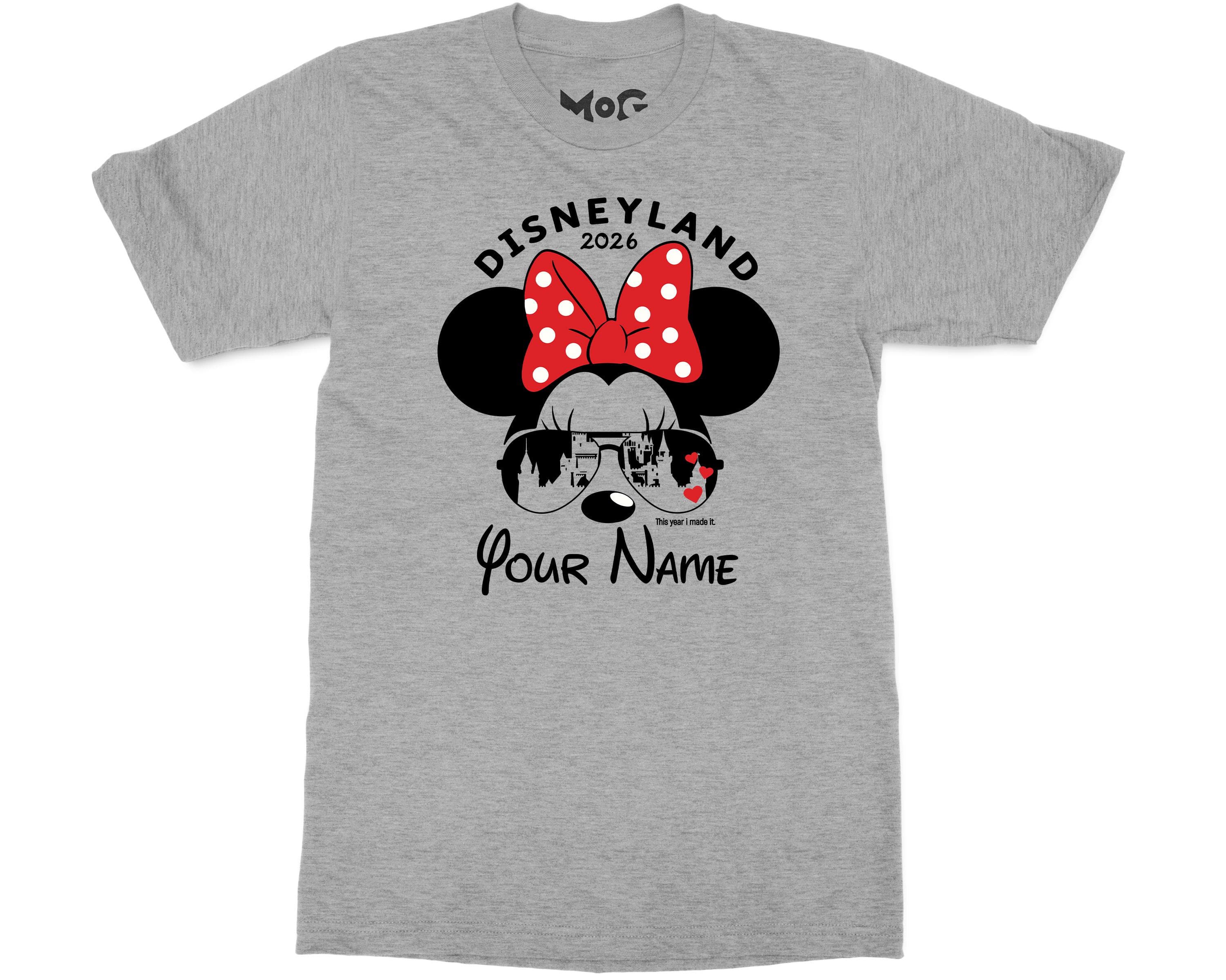 Disneyland Personalised Family T-shirt Group Family Holiday Vacation Disneyworld | Custom Name Text | Mickey Minnie Adult Kids Tees All Size - image 4