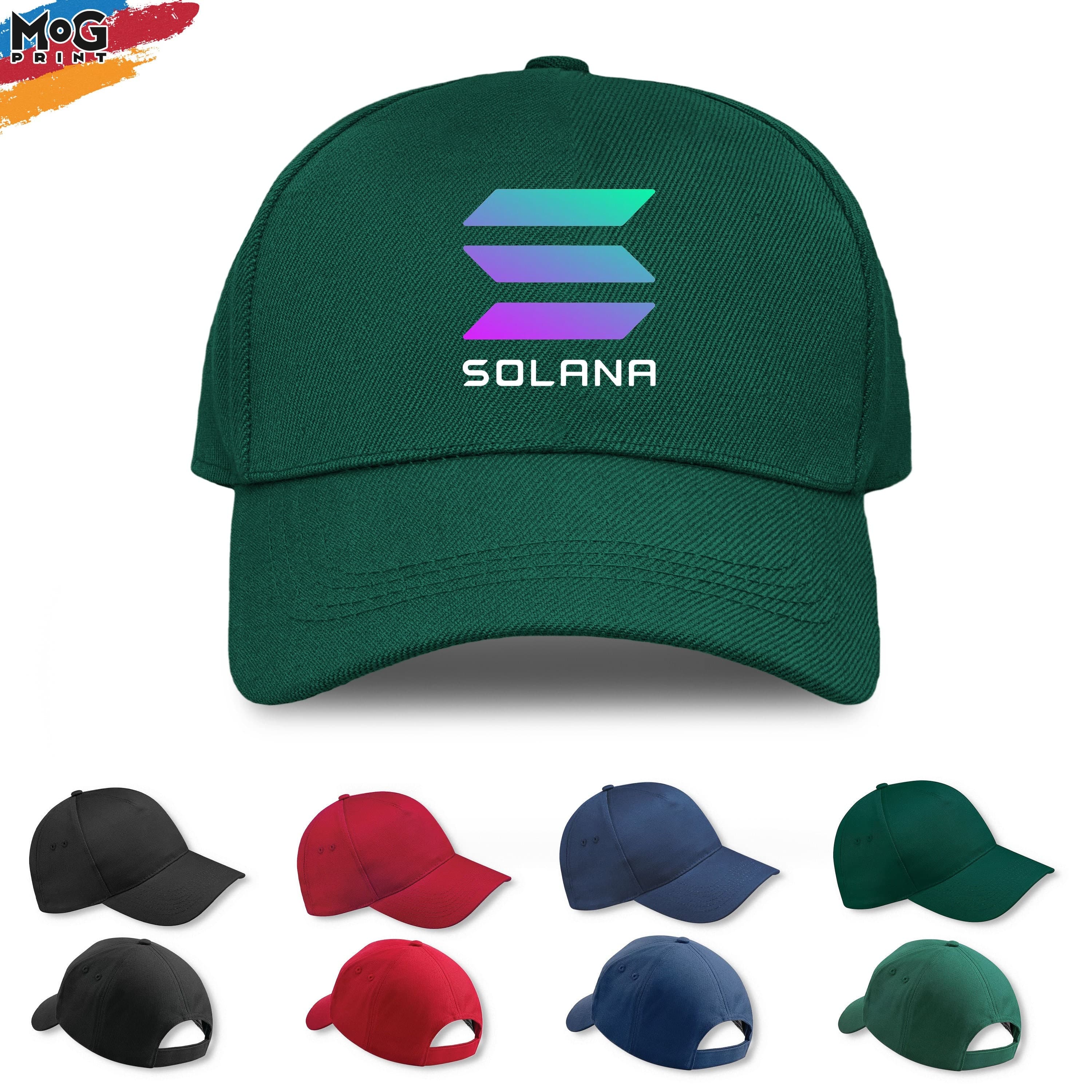 Solana Logo Baseball Cap | Sol Cryptocurrency Hat | Solana Investor Gift | Solana Hat | Investor Dad Brother | Crypto Bull - Adult Unisex - image 5