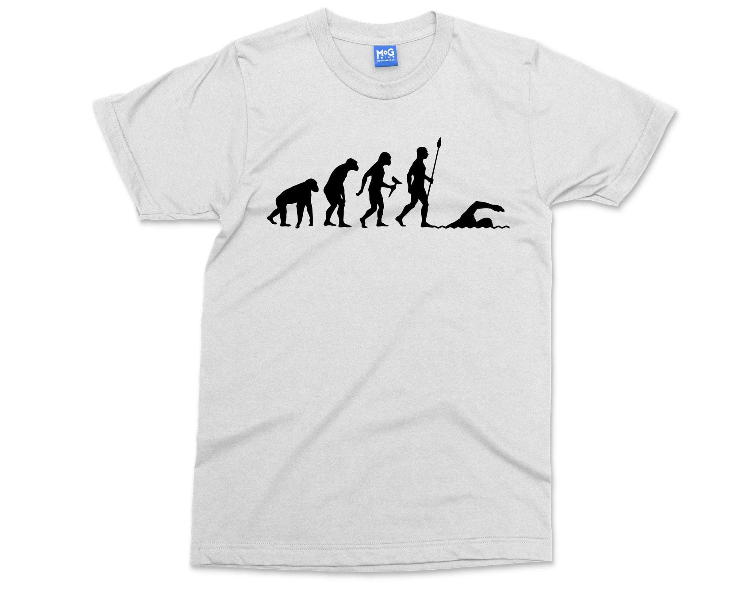 Evolution of Swimming T-shirt | Swimmer Shirt | Swimming Gifts | Diver Pool Swim Games Summer Tee Gift for Swimmer him her Friends - image 4
