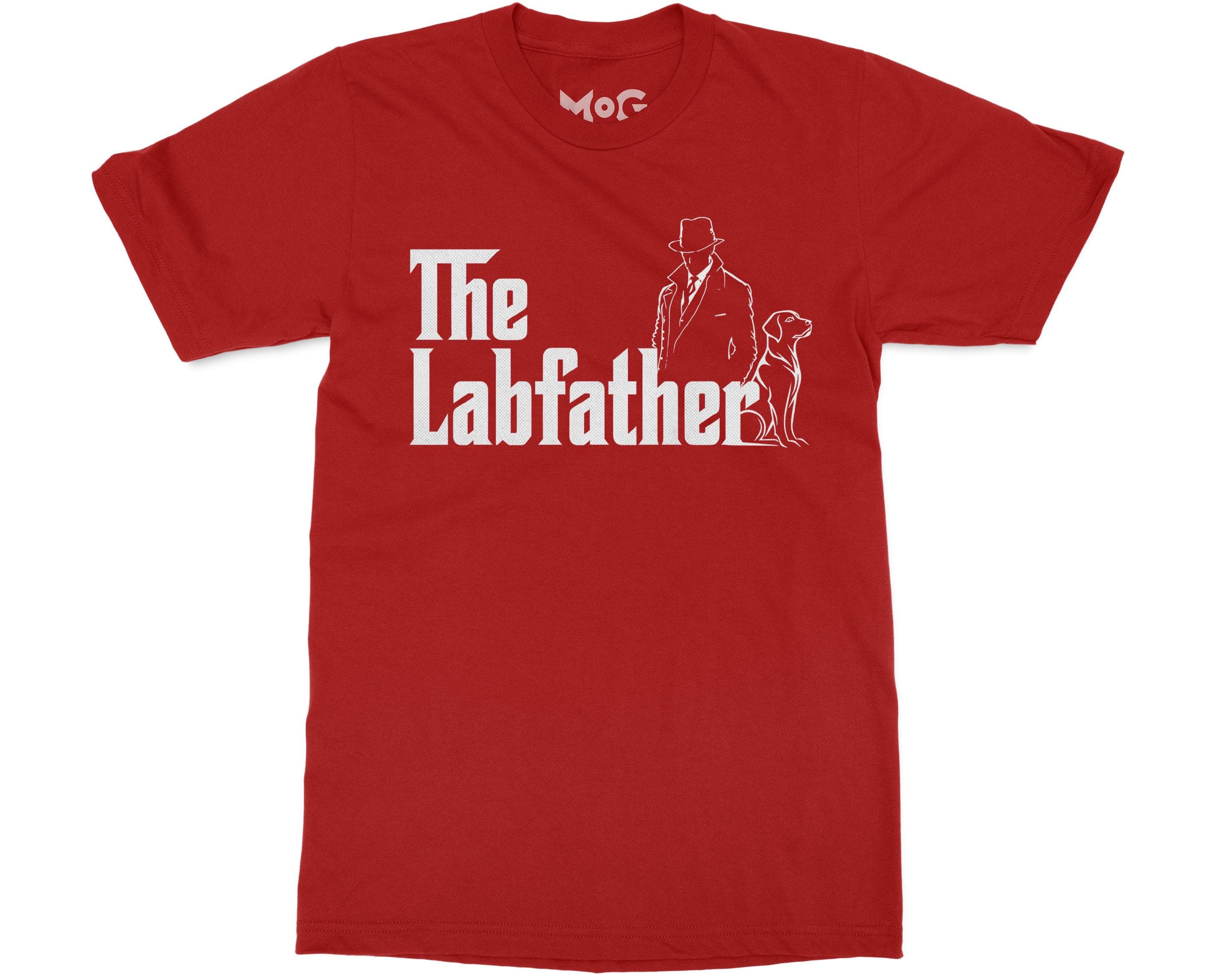 Funny Labfather Parody T-shirt, Labrador Dad Dog Owner Father’s Day Gift Shirt, Cute Mafia Movie Spoof Pet Lover Gift Tee For Dad Grandad - image 5