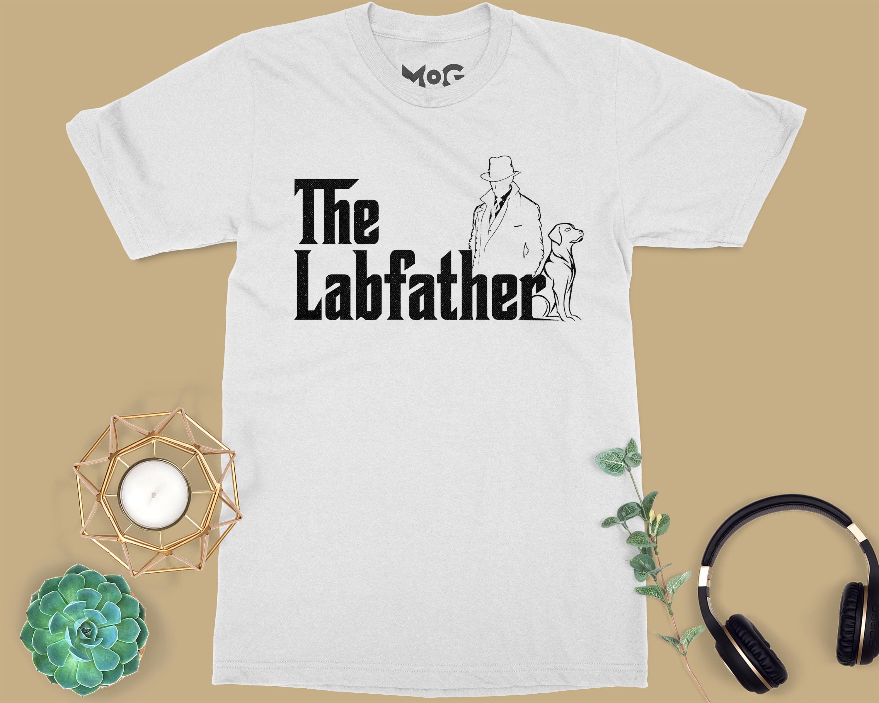 Funny Labfather Parody T-shirt, Labrador Dad Dog Owner Father’s Day Gift Shirt, Cute Mafia Movie Spoof Pet Lover Gift Tee For Dad Grandad - image 3