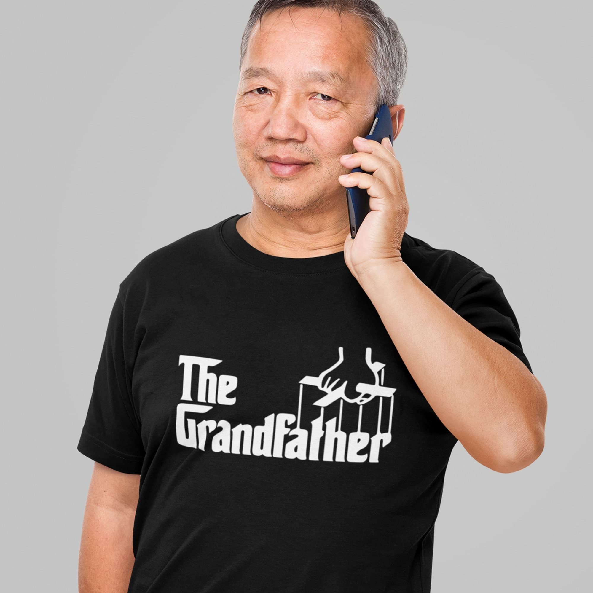 The Grandfather T-shirt Gift For Grandad Present for Grandpa Grampa Gift Gangster Slogan Parody Film Movie Christmas Gift for Grandfather - image 3
