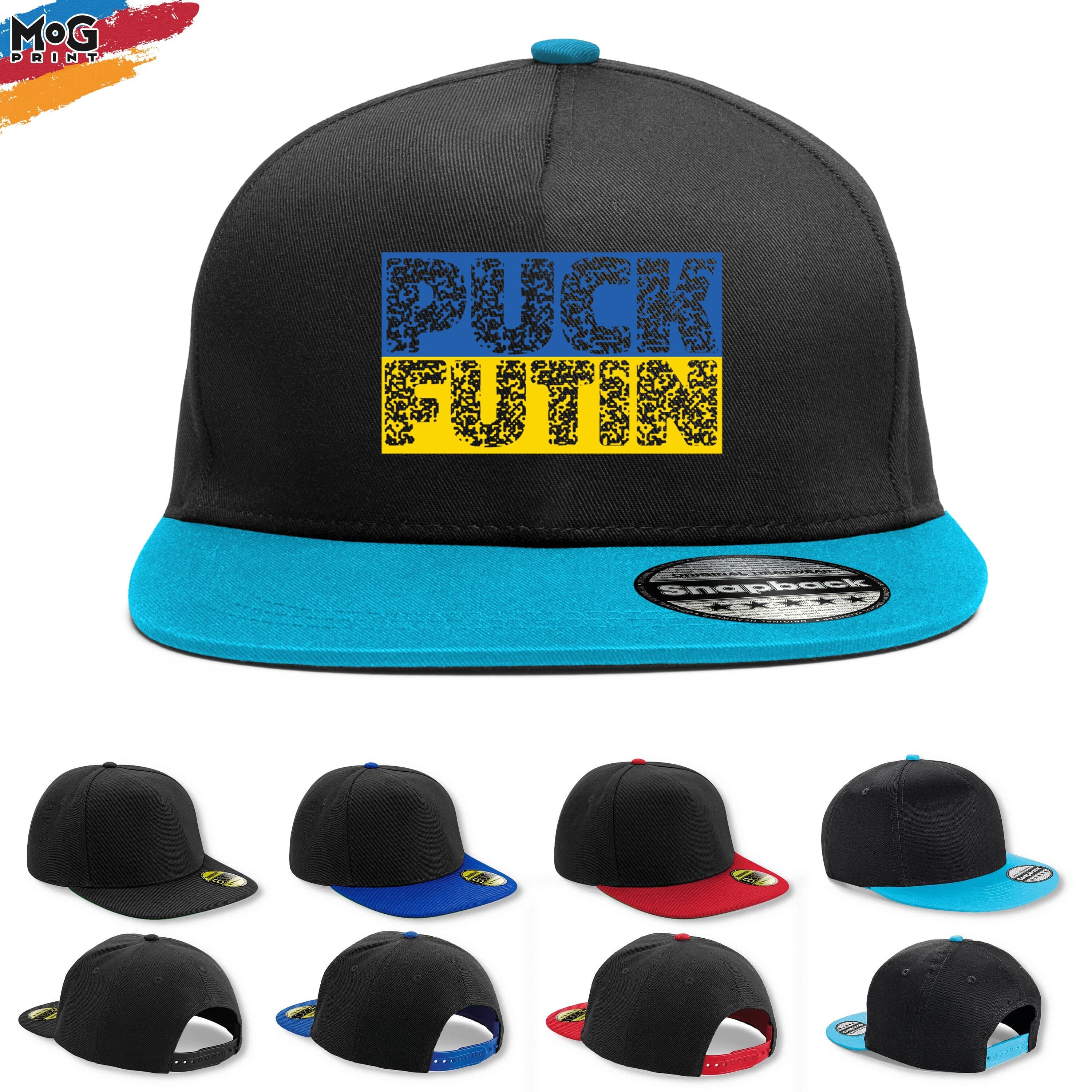 Puck Futin Snapback | Stop Russia Protest Cap | Ukraine Flag f Putin Hat - Love & Support Ukraine Pray For Ukraine Hat Supporting Ukraine - image 5