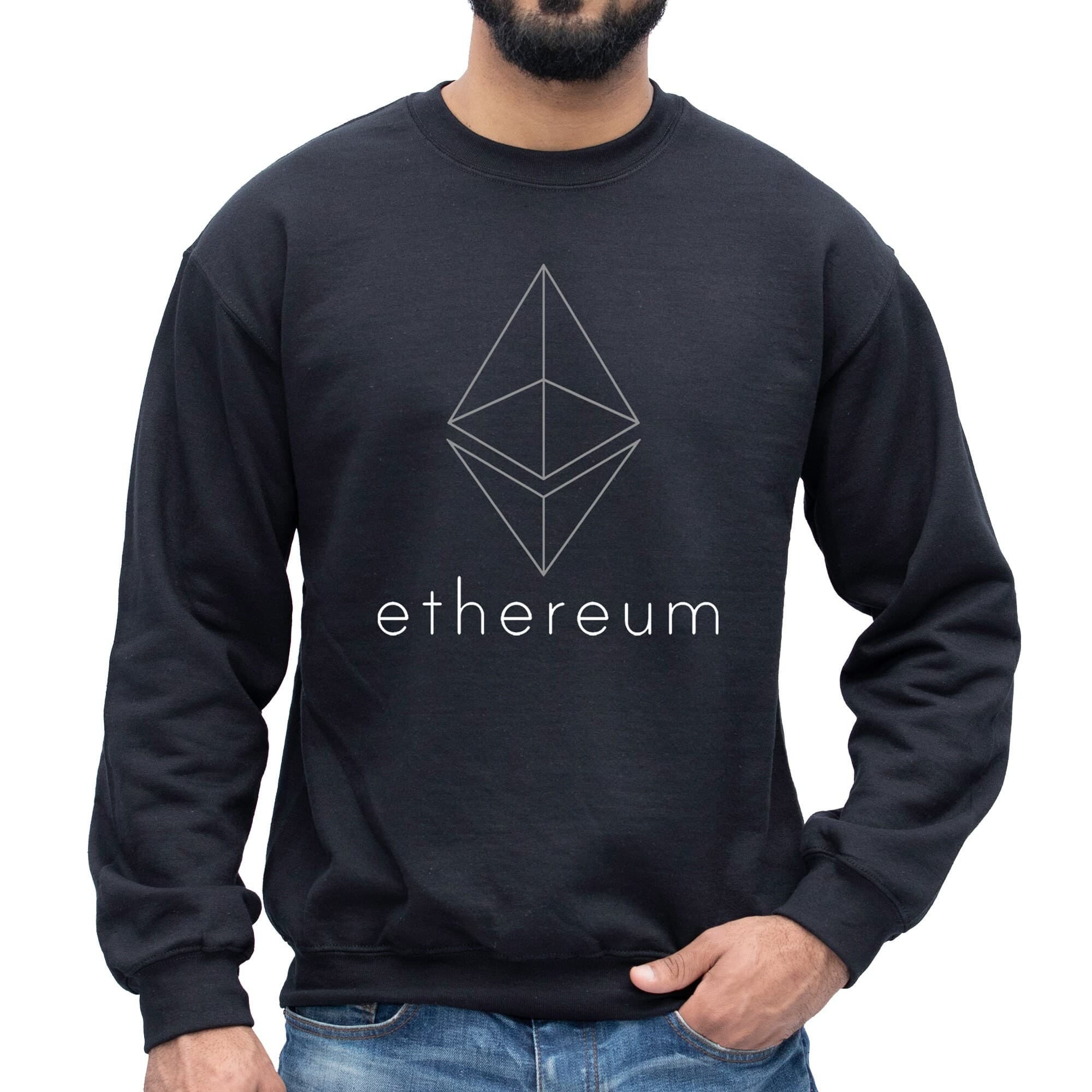 Ethereum Logo Hoodie & Sweatshirt | Eth Crypto Coin | Cryptocurrency Clothing | Investing Trading Lover | HODL Bull Market 2021 UNISEX Sizes - image 3