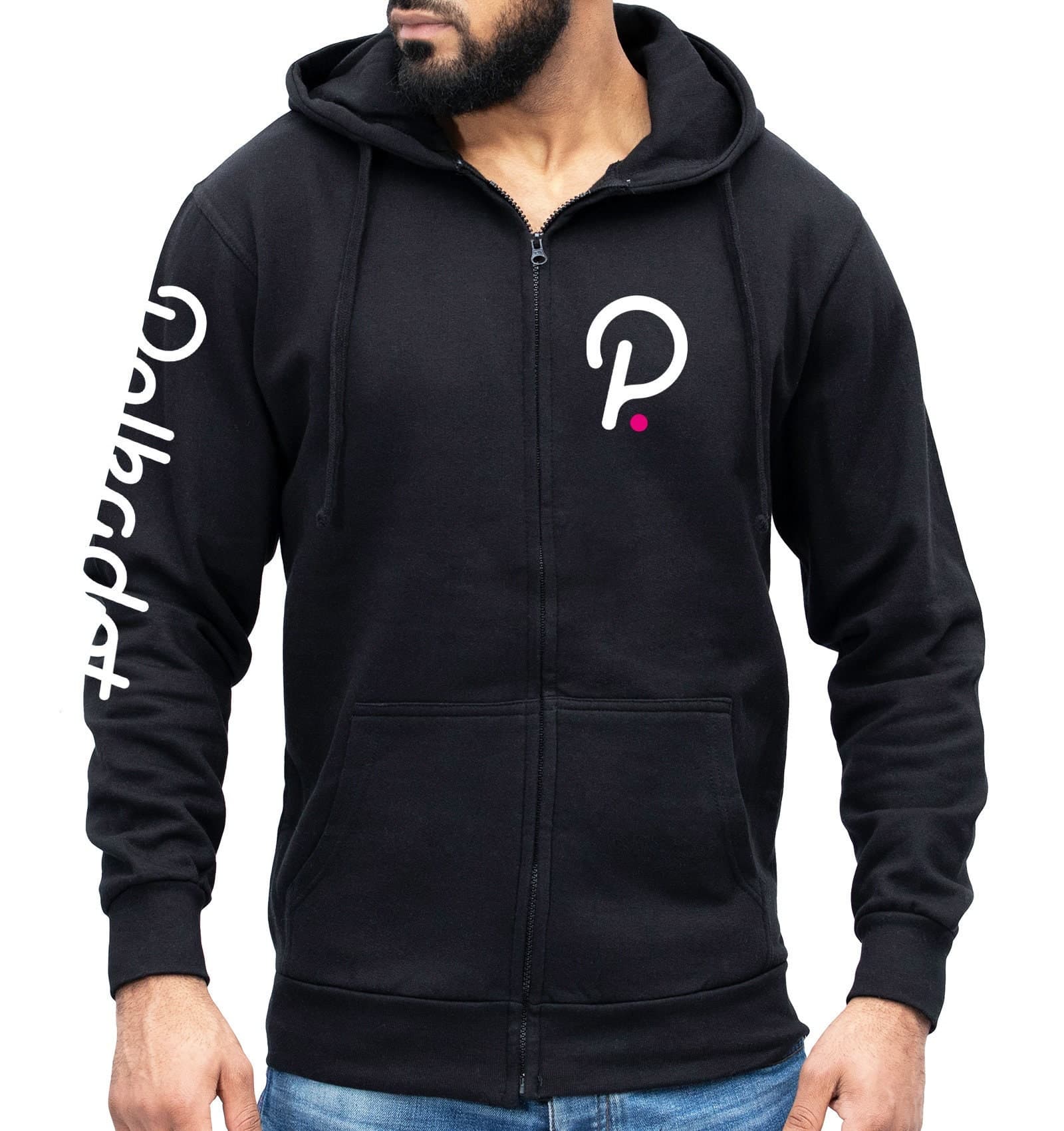 Polkadot Logo Crypto ZIP Hoodie | DOT Cryptocurrency Coin | Blockchain Technology | Crypto Gifts | Gift for Traders | Investor Gift | UNISEX - image 3