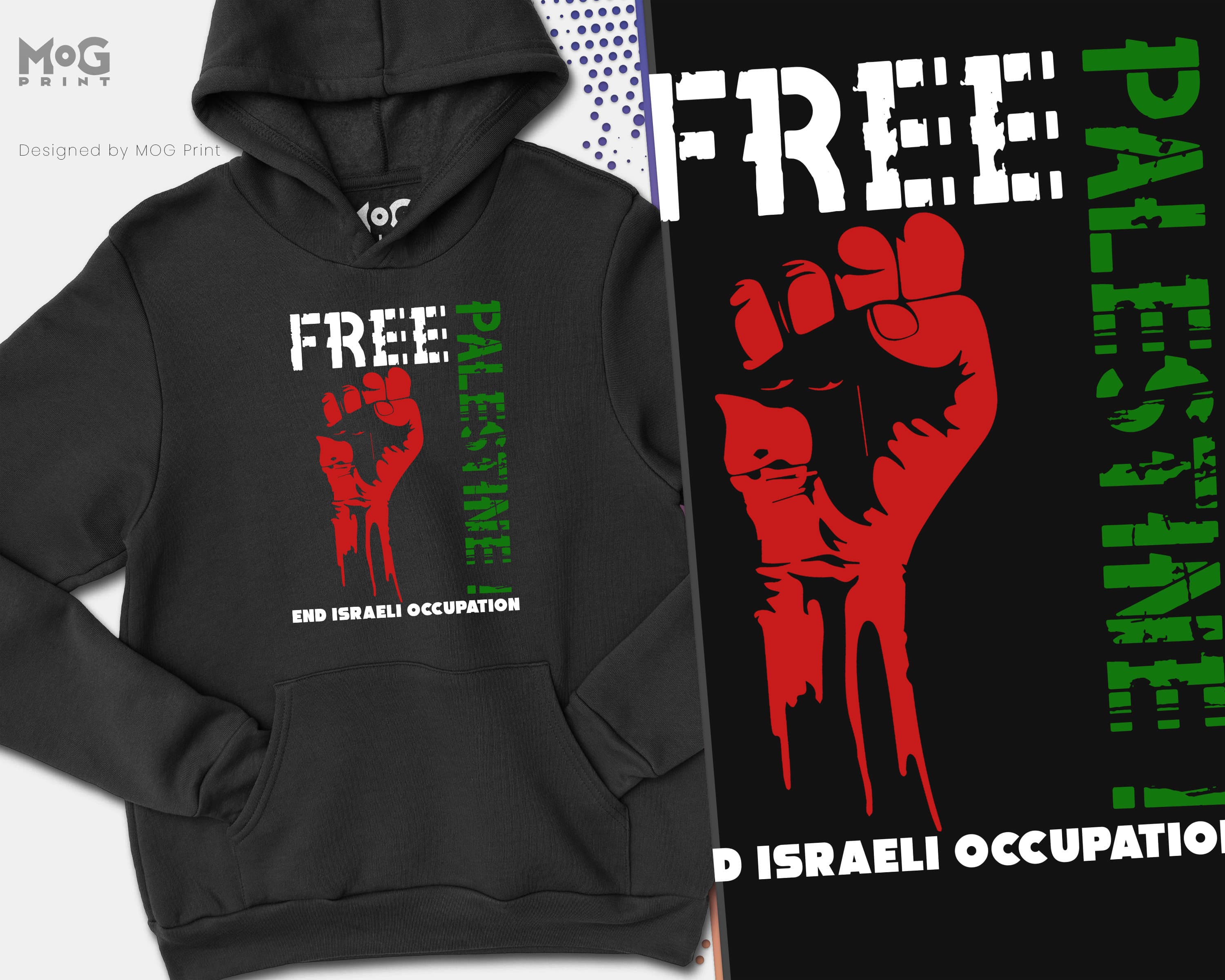 FREE PALESTINE Hoodie | Palestinian Freedom hoody | Save Gaza from Israeli Occupation | Protest Riot Awareness | Unisex Pullover Jumper UK