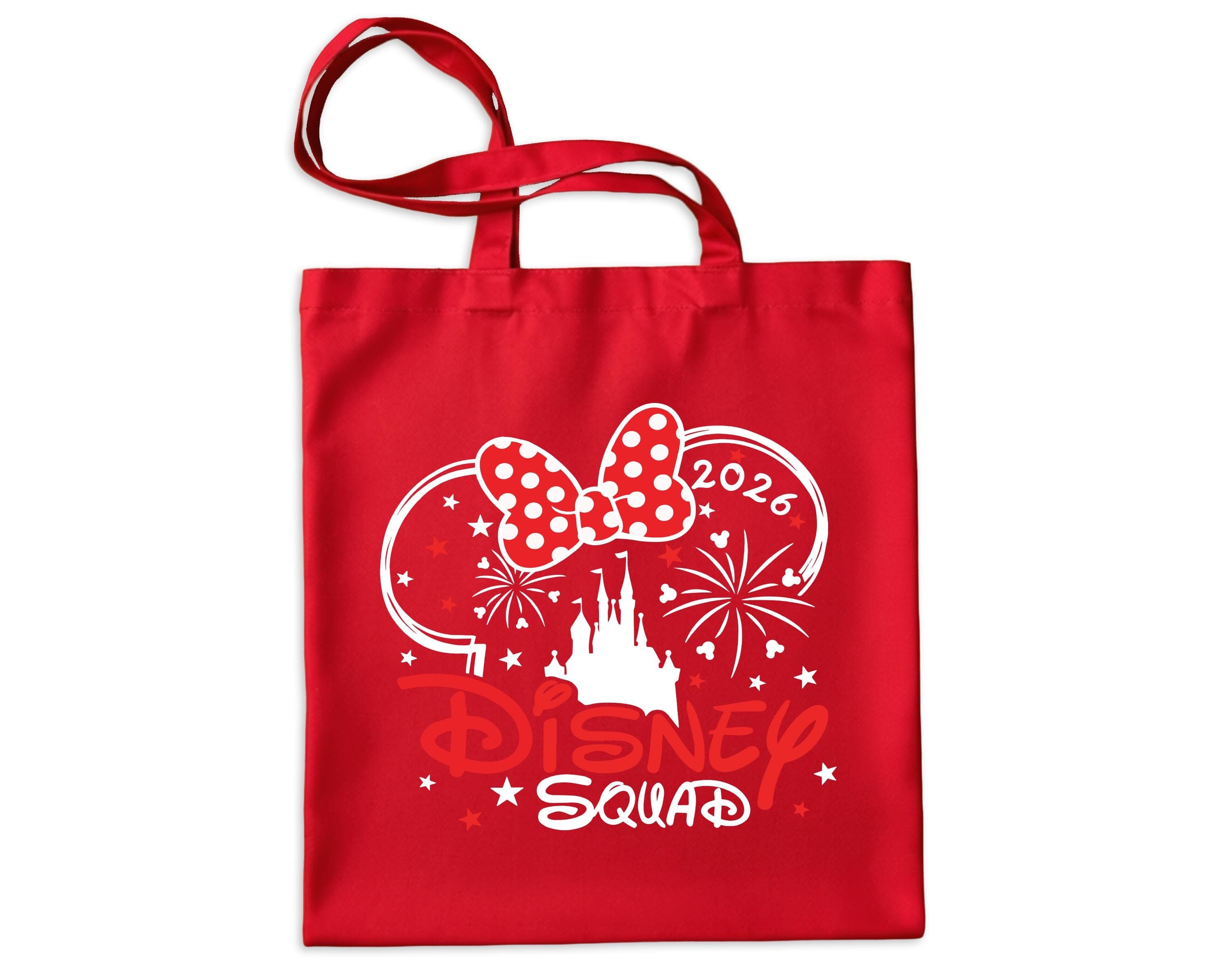Disneyland Squad Tote Bag, Disneyworld Mickey & Minnie Travel Bags, Group Matching Family Vacation 2026, Holiday Trip Disneyland Paris Bags - image 2
