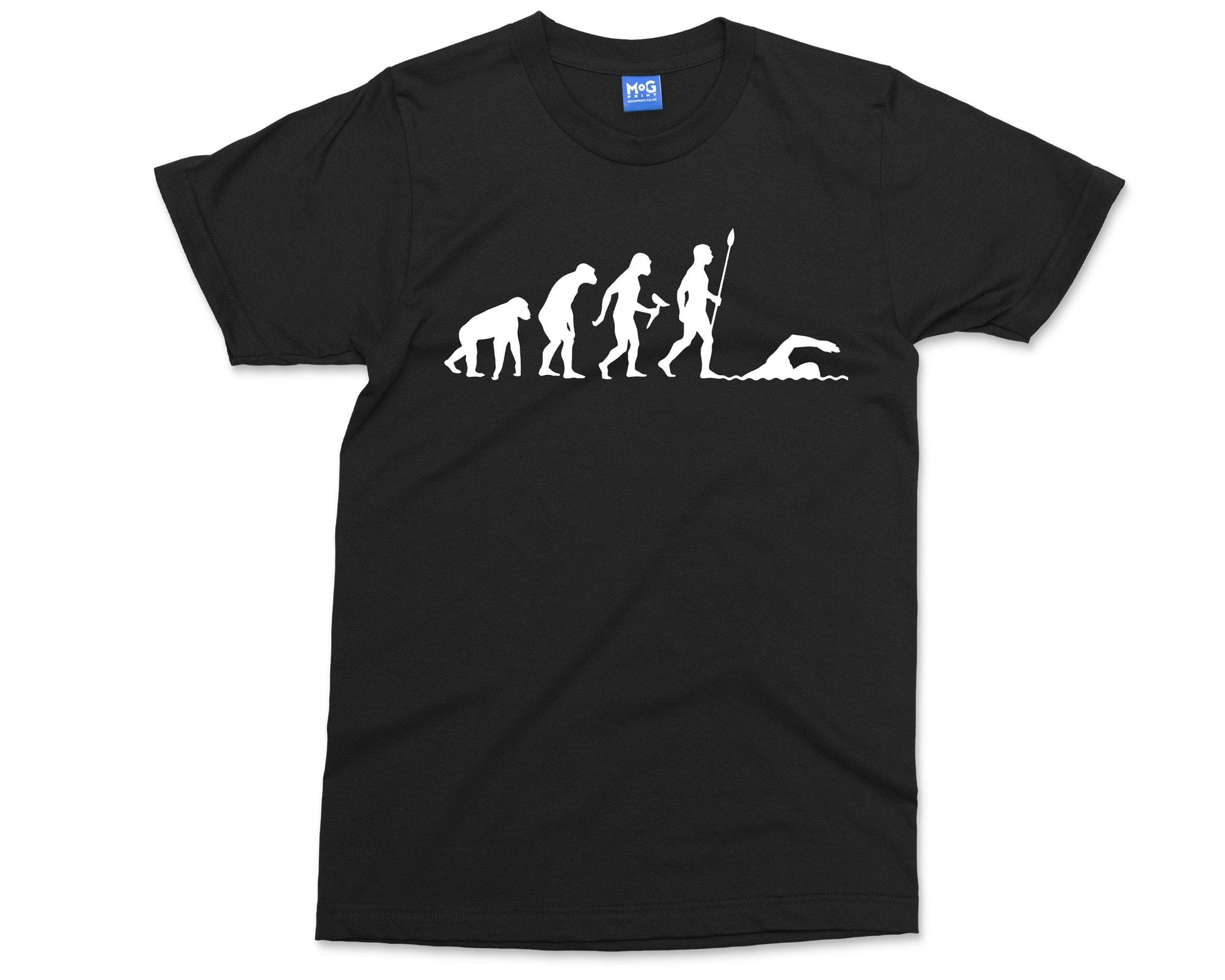 Evolution of Swimming T-shirt | Swimmer Shirt | Swimming Gifts | Diver Pool Swim Games Summer Tee Gift for Swimmer him her Friends - image 3