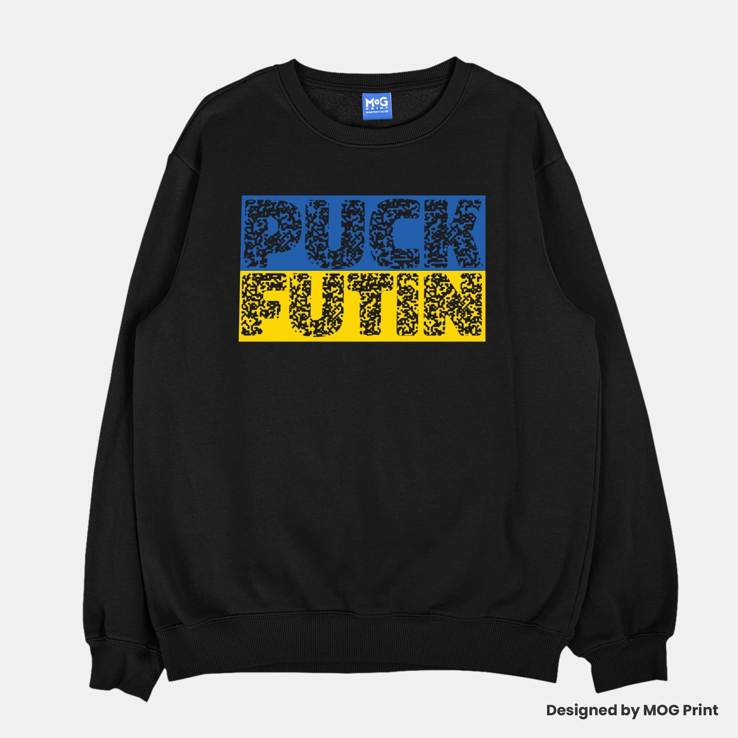 Puck Futin Sweatshirt | Ukraine Jumper | War Peace Protest | Politics Human Rights | Ukraine Russia Putin Sweater | Ukranian Heritage Unisex - image 3