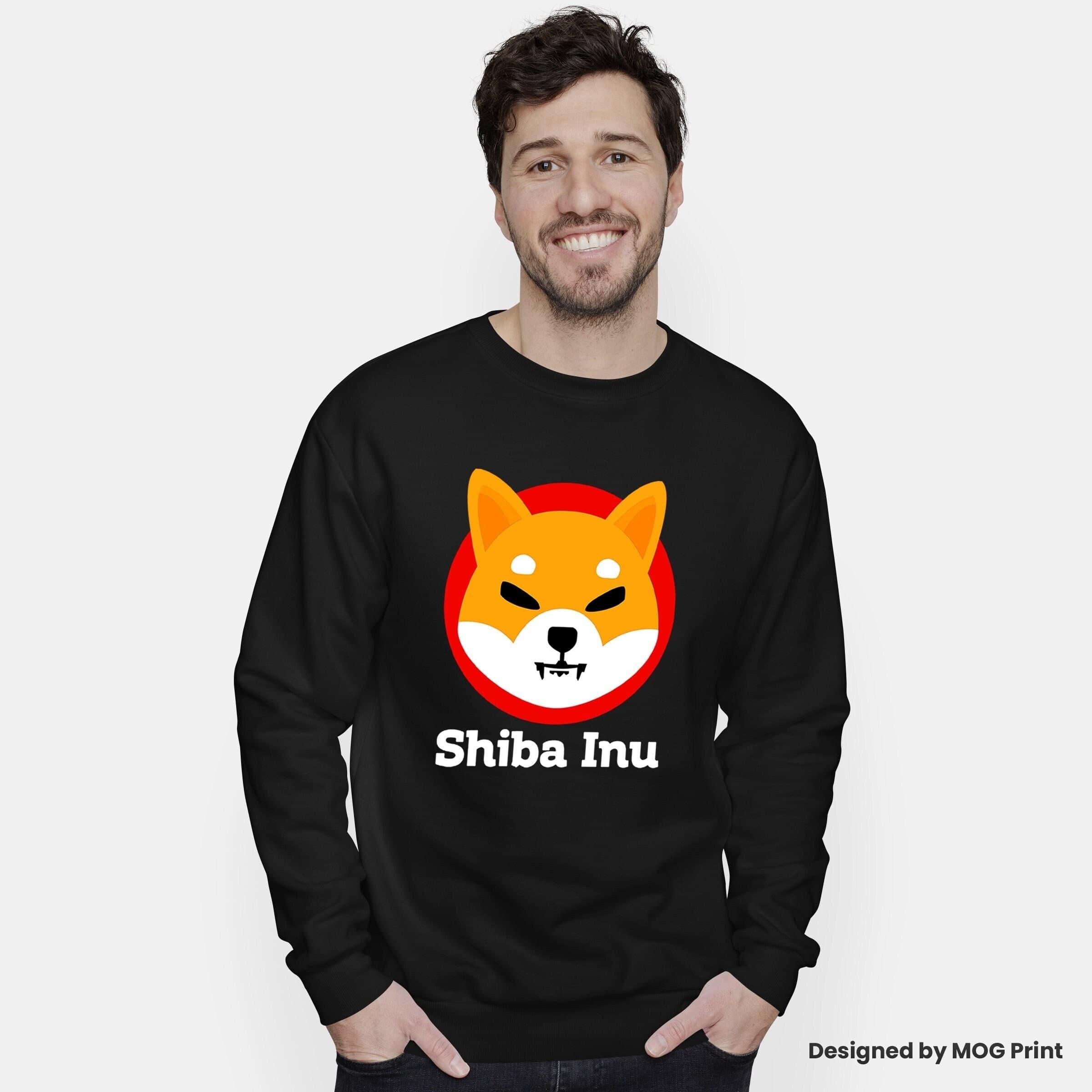 Shiba Inu Logo Sweater Jumper Cryptocurrency Blockchain Shiba Meta Currency Sweatshirt Crypto-Lovers Apparel Satoshi Nakamoto