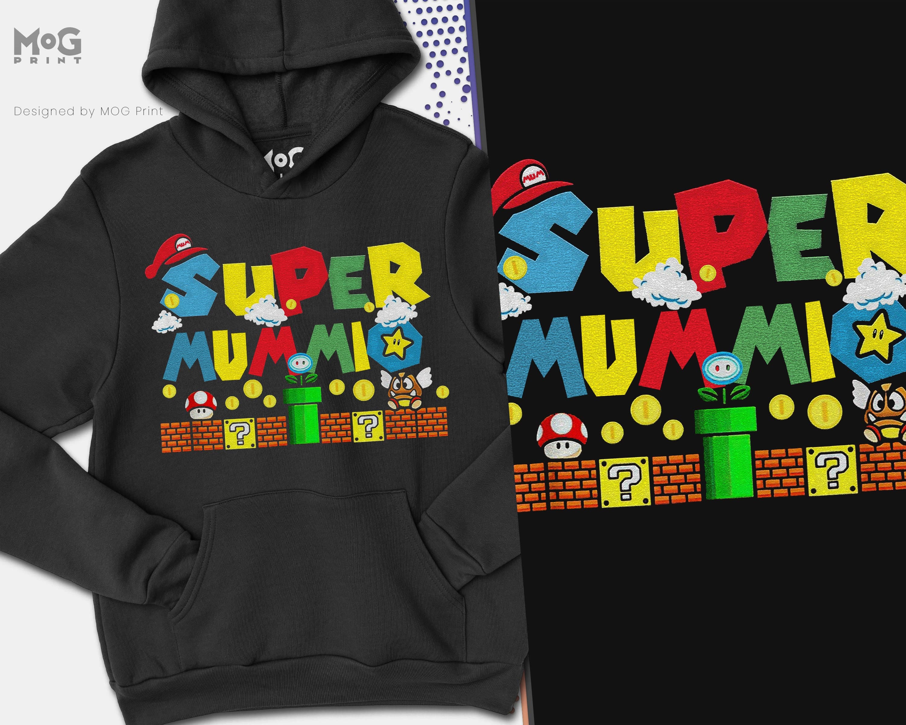 SUPER Mummio Top Mum Hoody Womens Gift Jumper Super Mummy Hoodie Sweat Top Step Mums Jumper Funny Ladies Super Mama Best Mothers Day Present