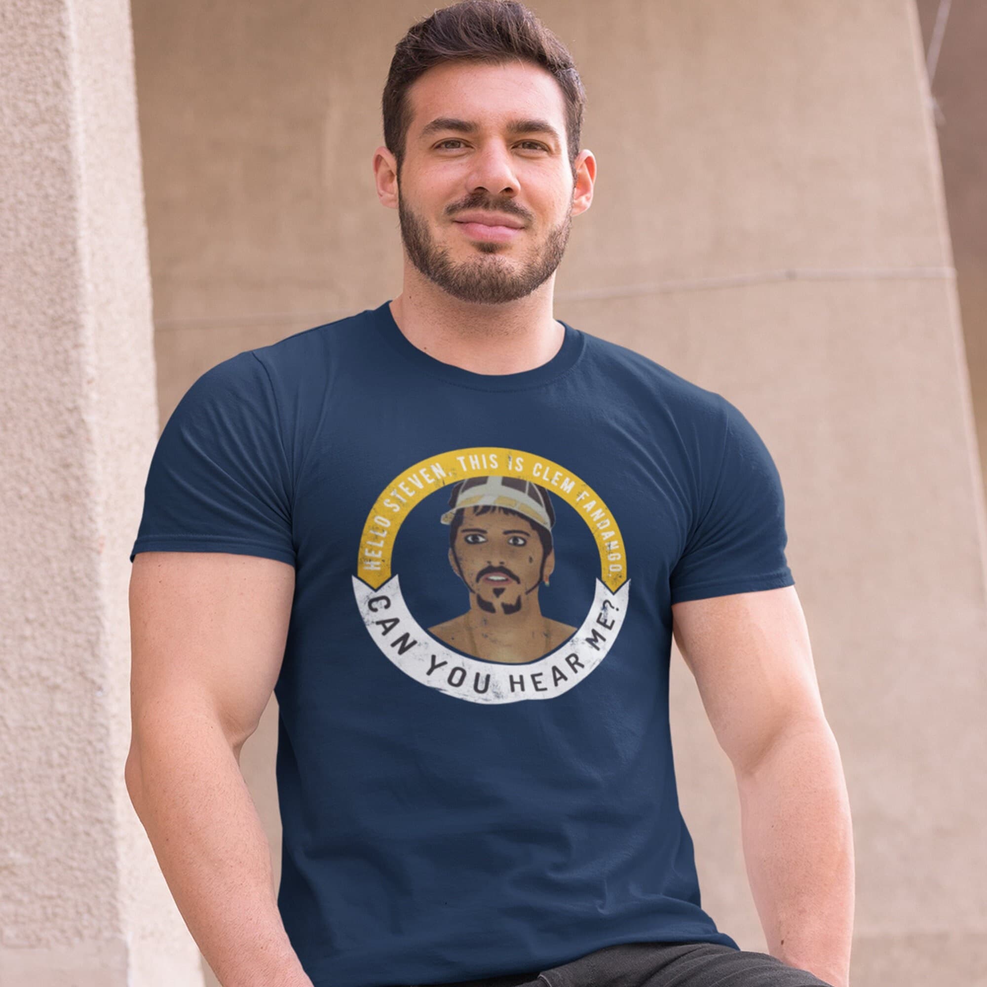 Clem Fandango t-shirt | Can you Hear Me Clem Fandango? Toast Parody London | TV line Fictional Character Funny TV Comedy Personality Gift - image 3