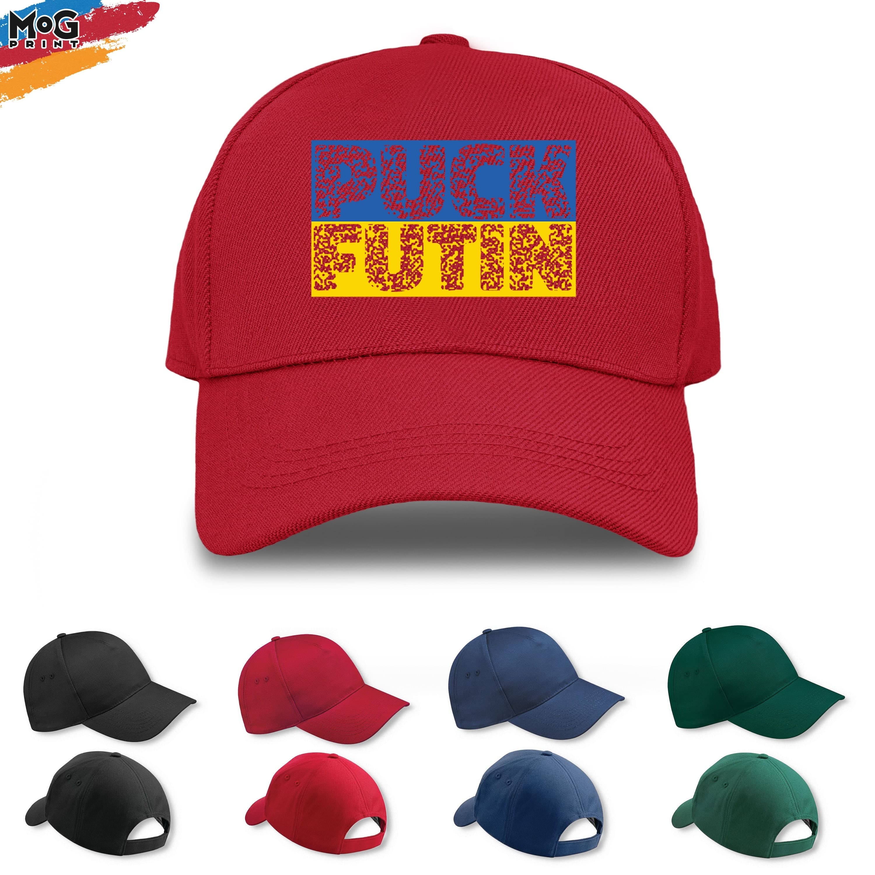 Puck Futin Baseball Cap Stop Putin | F Putin Support Ukraine Hat | Stand With Ukraine Solidarity Love To Ukraine Pray For Ukraine F*ck Putin - image 3
