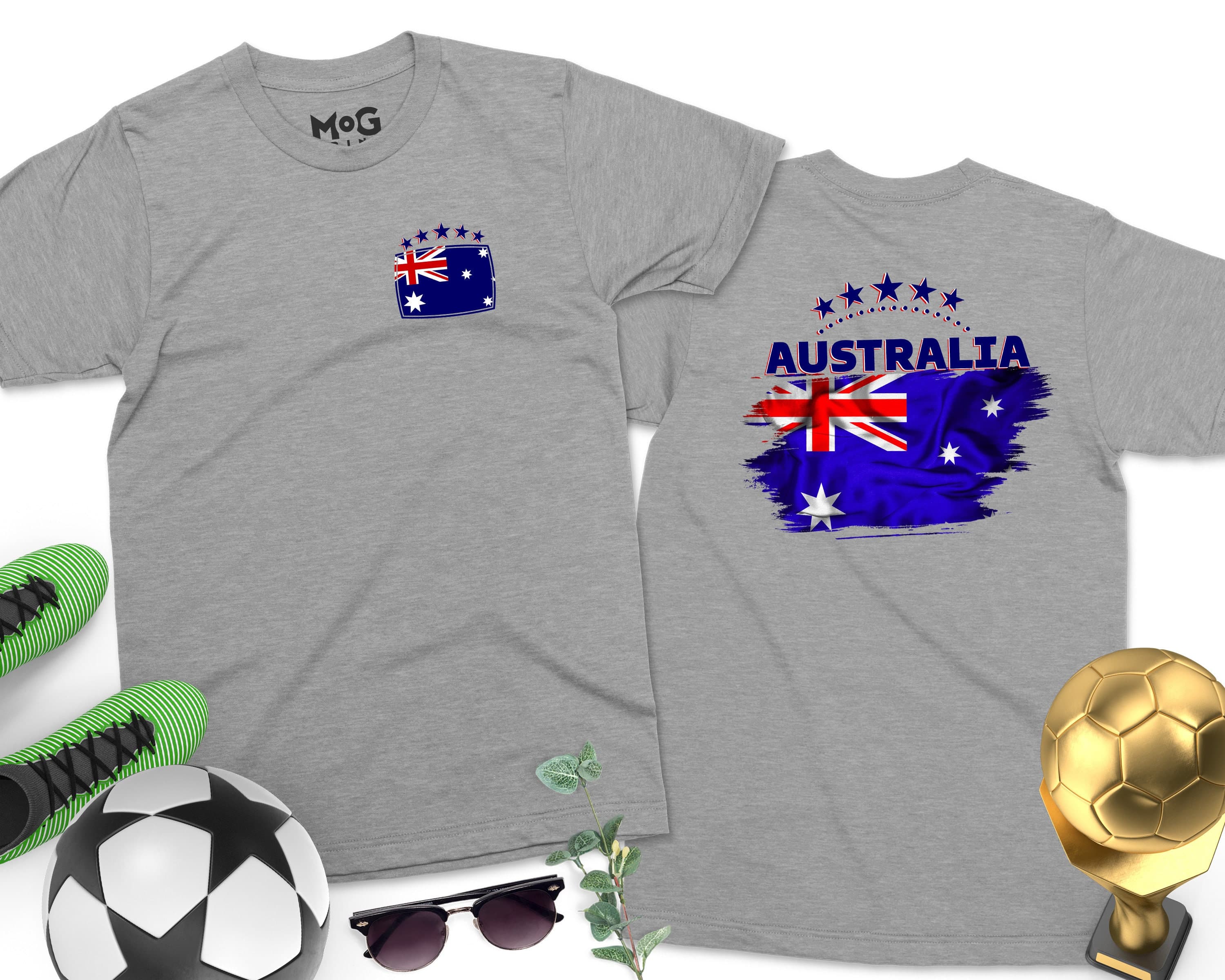 Australian Flag T-shirt Aussie National Sydney Tour Travel Unisex Gift Tee, Tourist Souvenir Stars Australia National Team Top All Sizes - image 3