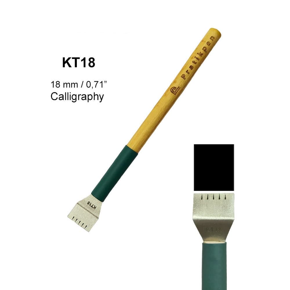 Custom Name Engraved Pratikpen K18 – T Straight, 18mm (0.71") Calligraphy Pen - image 3