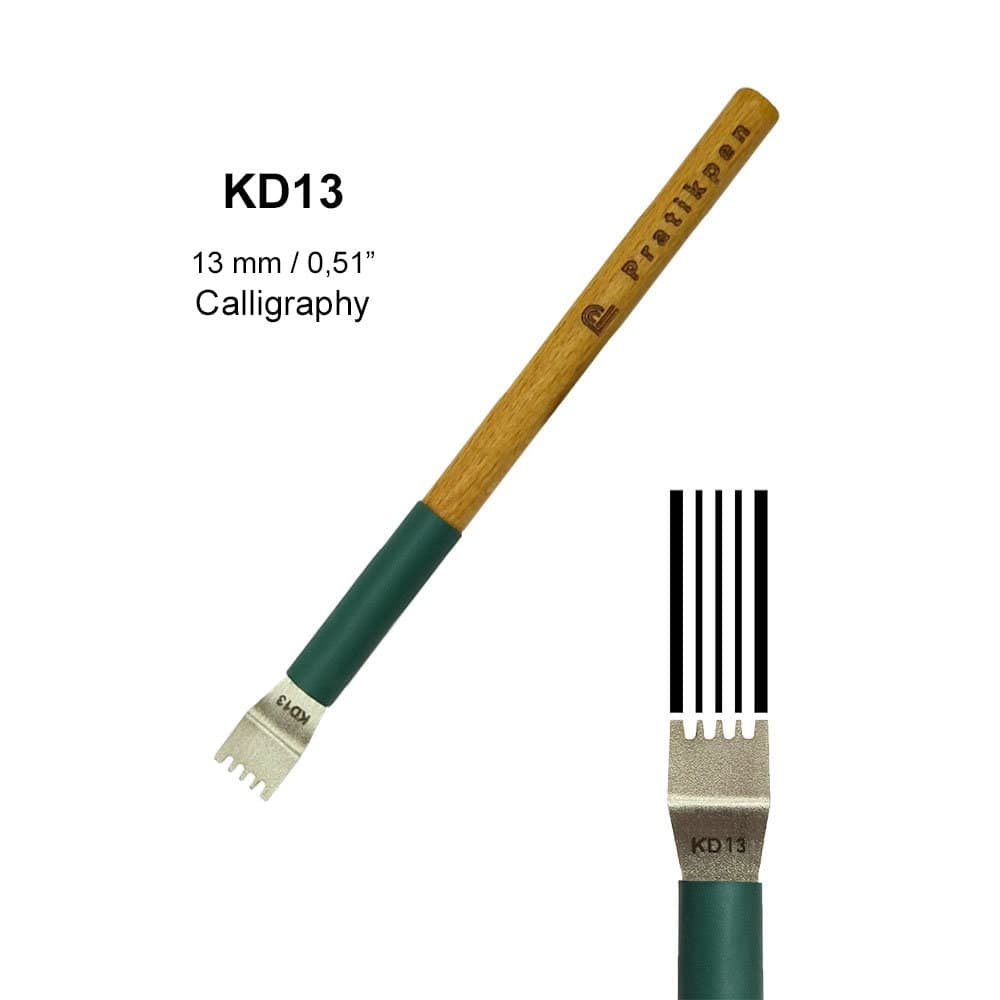 Personalized Pratikpen T Patterned KD13 (13mm / 0.51") Hand Lettering Calligraphy Pen