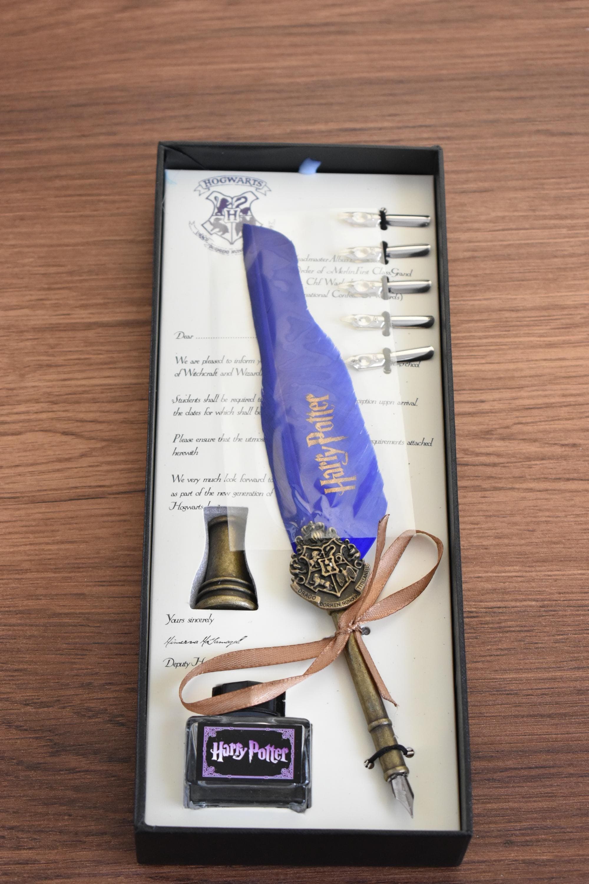 Personalized Harry Potter Feather Pen Set – Gift Fountain Pens - image 5