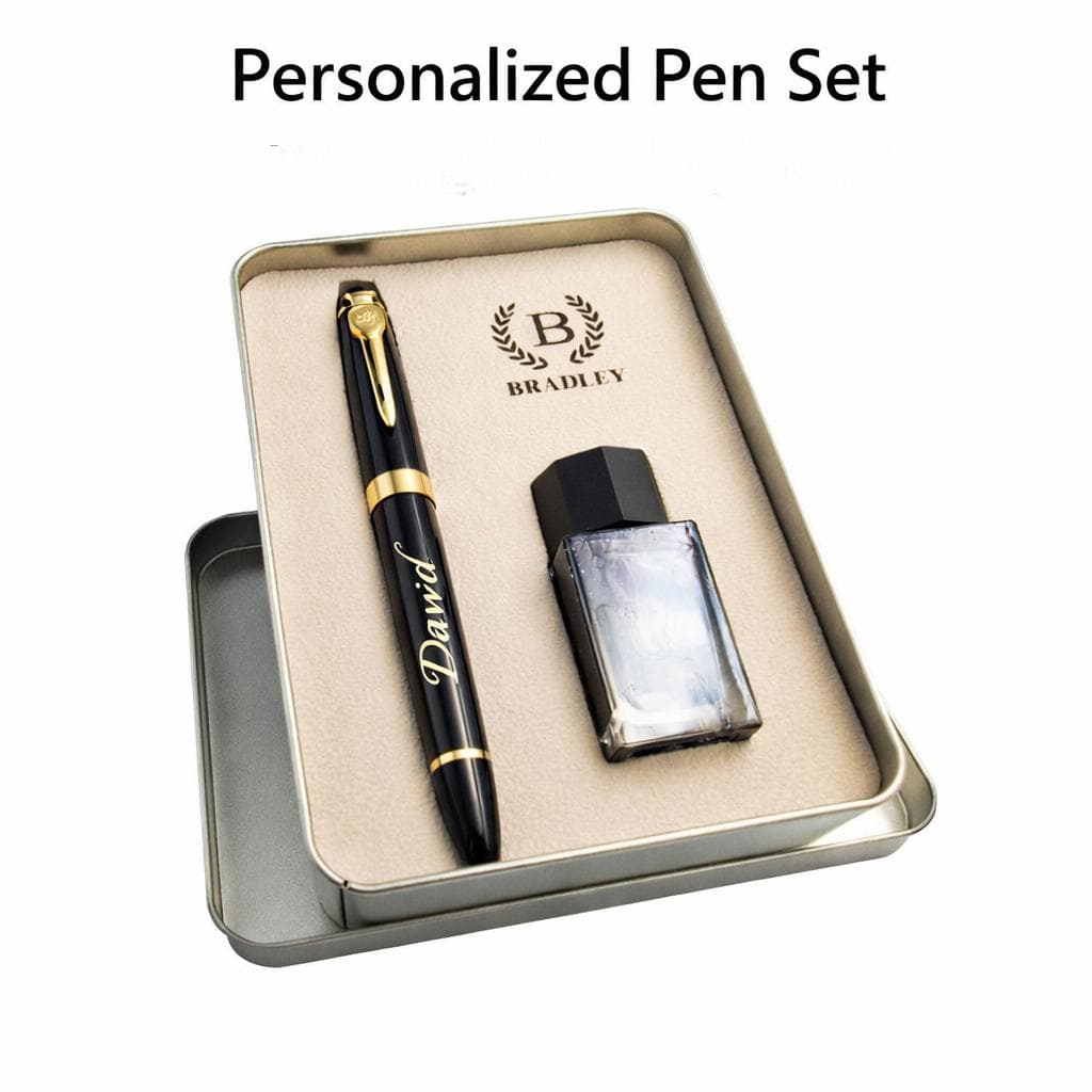 Engraved Fountain Pen Gift Set – Personalized Writing Pen with Ink - image 4