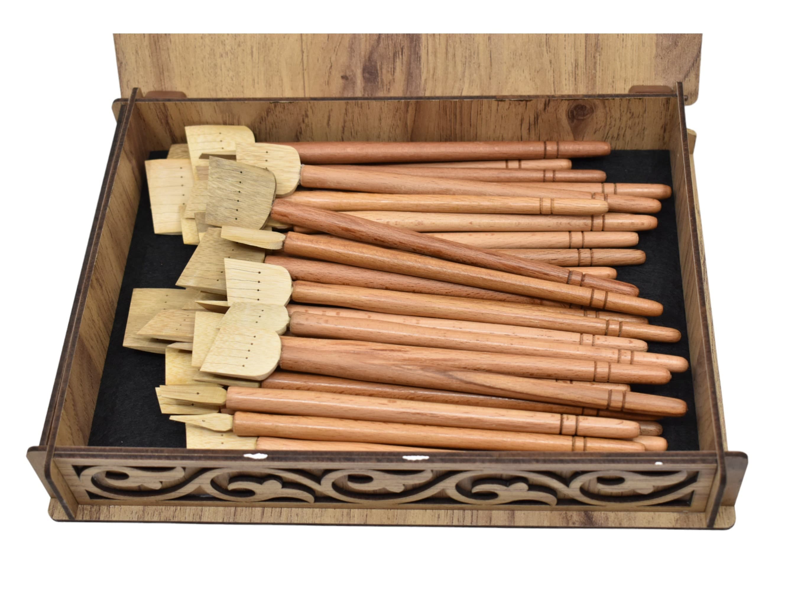 Personalized Bamboo Celi Thuluth Arabic Calligraphy Pens – Custom Name Engraved Gift