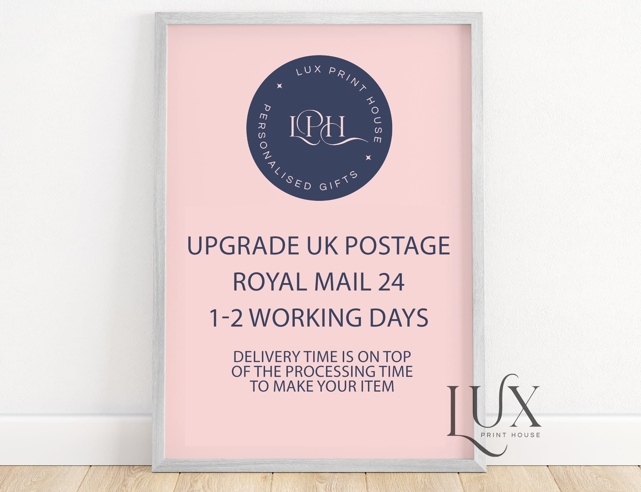 Royal Mail 24 Postage Upgrade, UK ONLY