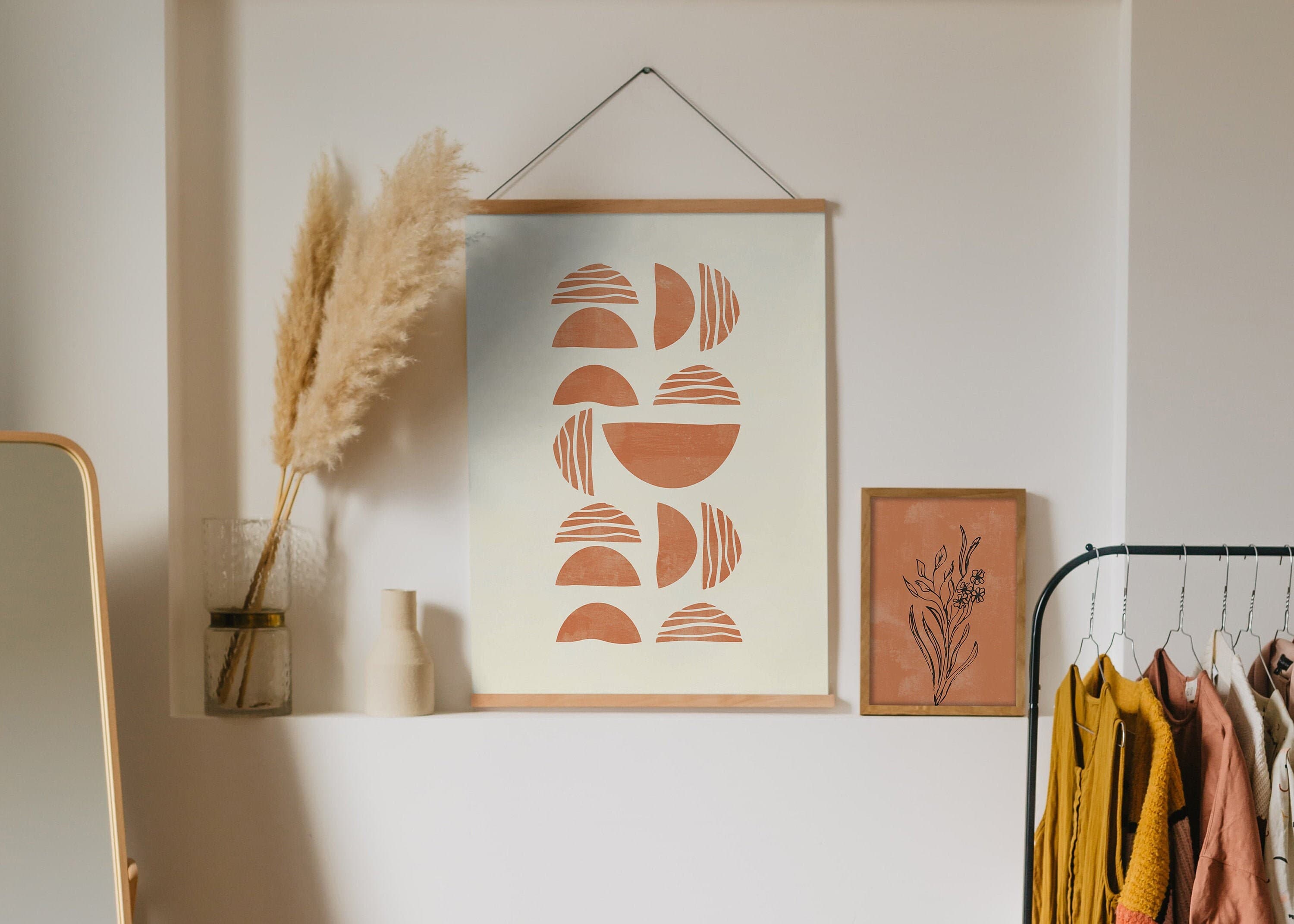 Abstract Bohemian Pattern Wall Art