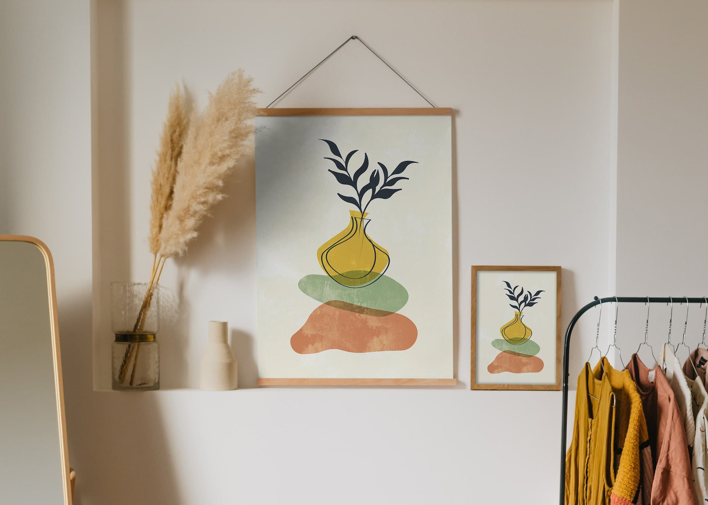 Boho Abstract Printable Wall Art