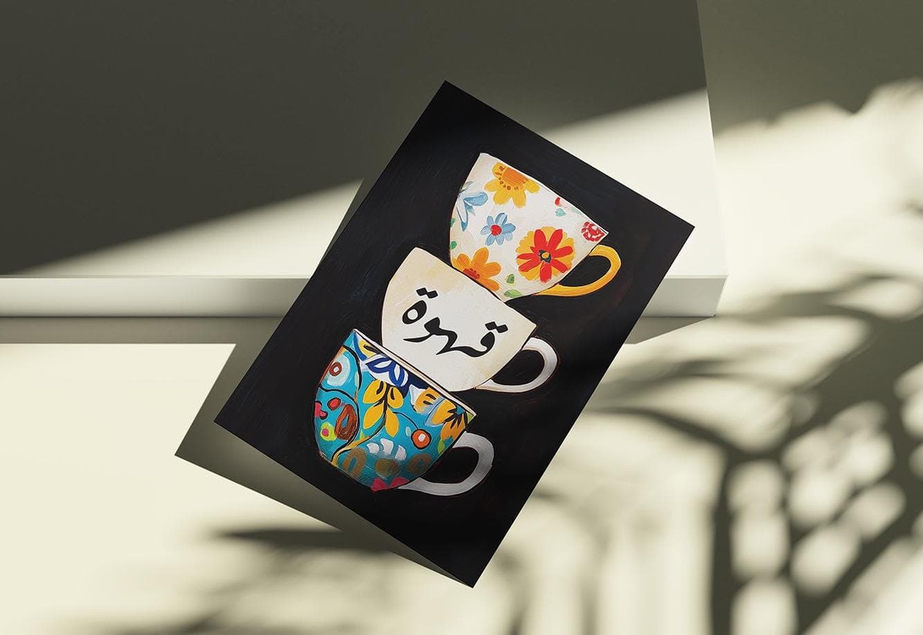 Arabic Coffee Art Print: Coffee Corner Sign (Digital Download) - image 3