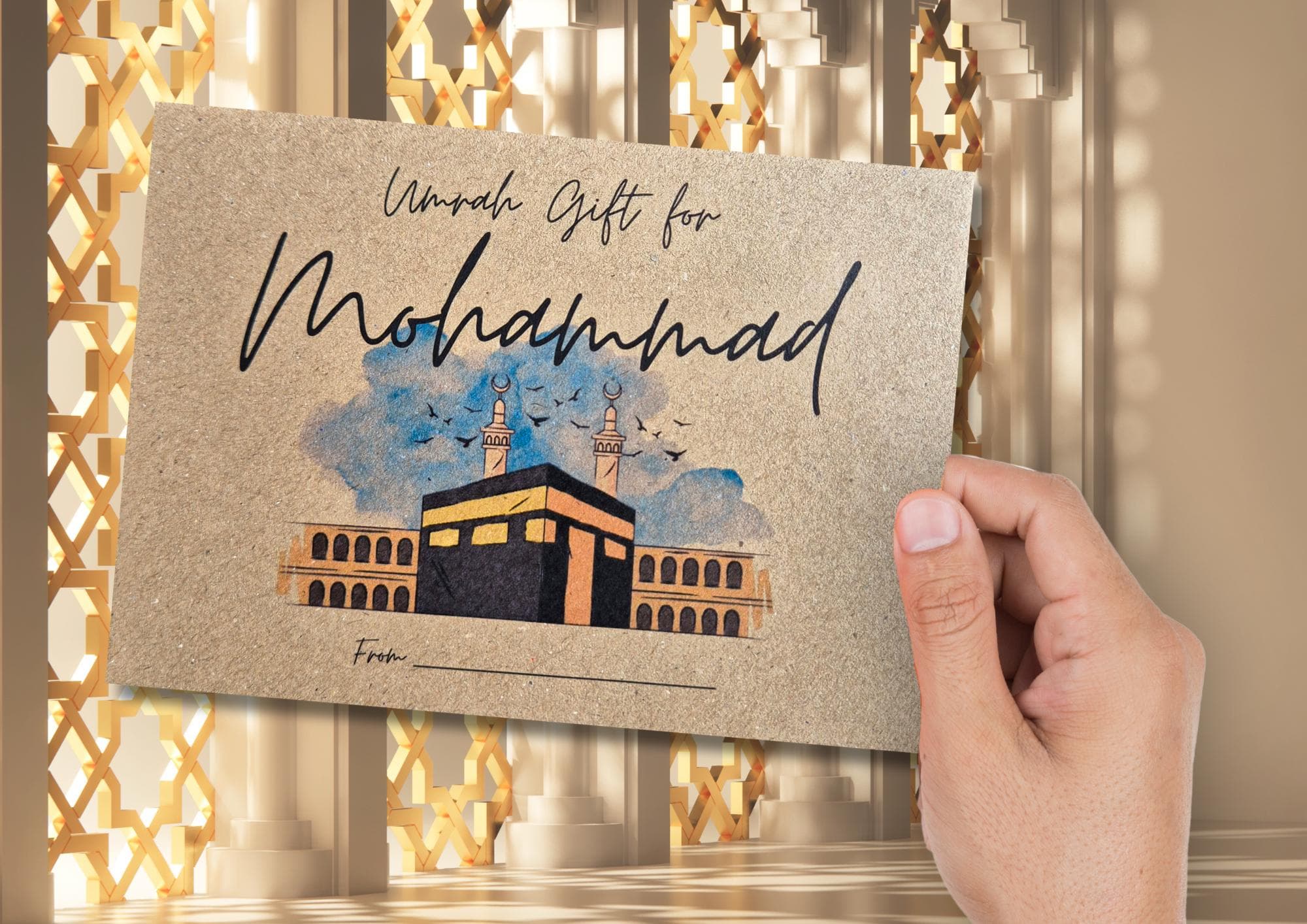 Personalized Umrah Hajj Money Gift Envelope - image 5