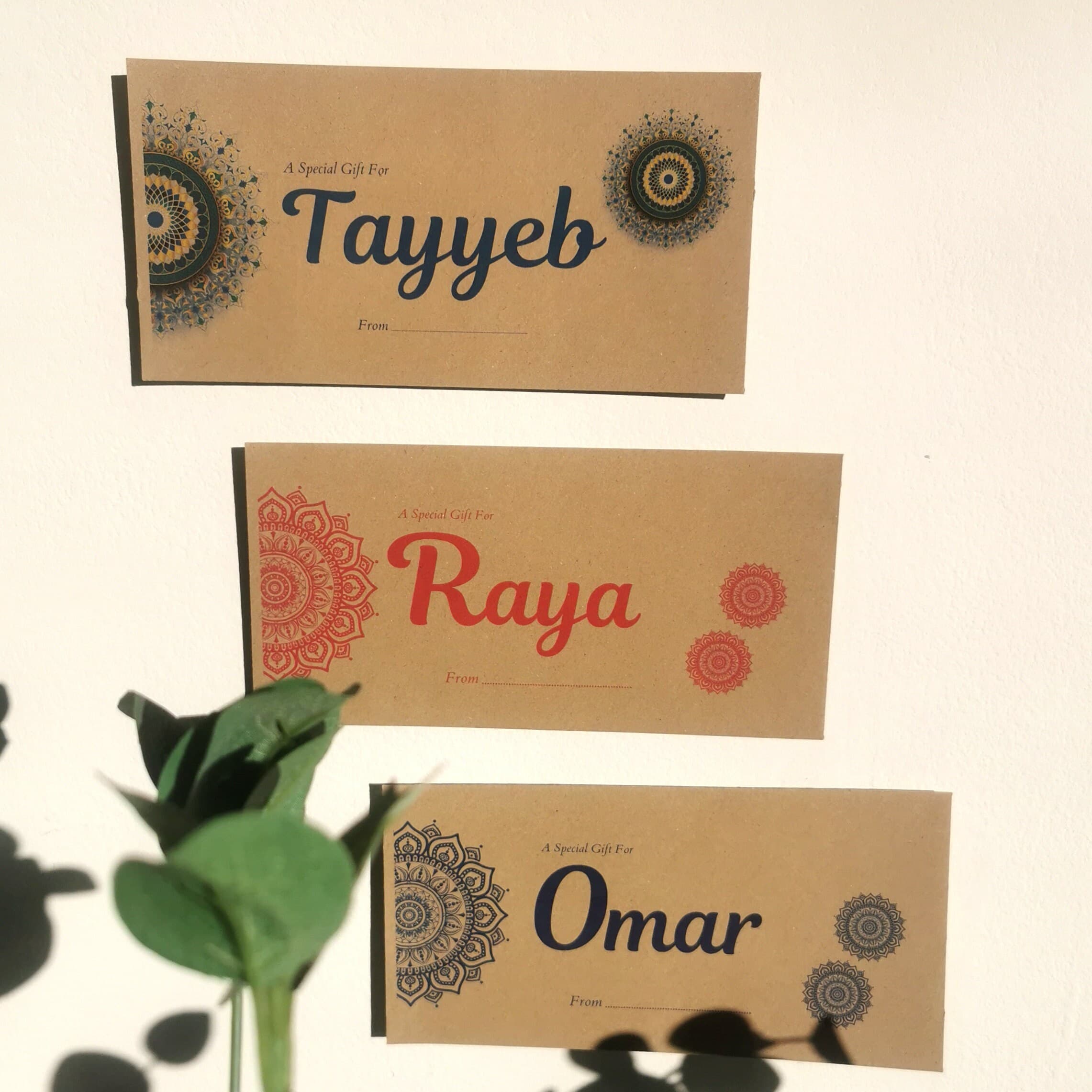 Personalized Money Envelope: DL Sized Gifting Wallet