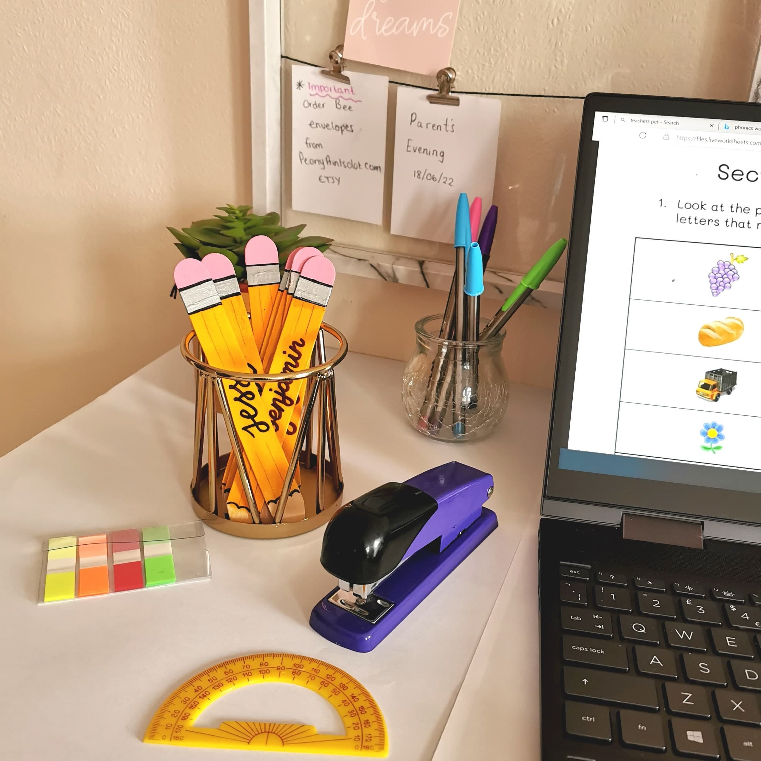 Handmade Pencil Name Picker: Teacher Classroom Tool - image 3