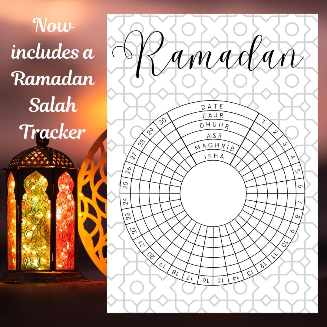 Monthly Salah Habit Tracker: Muslim Prayer Journal (Digital Download) - image 3