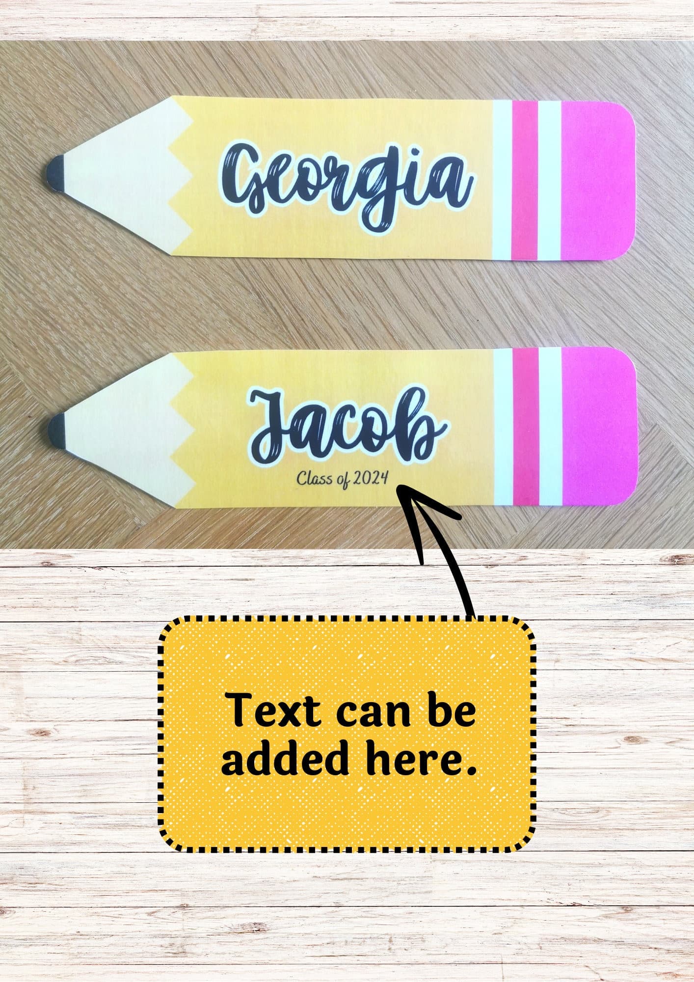 Personalized Pencil Bookmark: End of Term Student Gift (Printable) - image 4