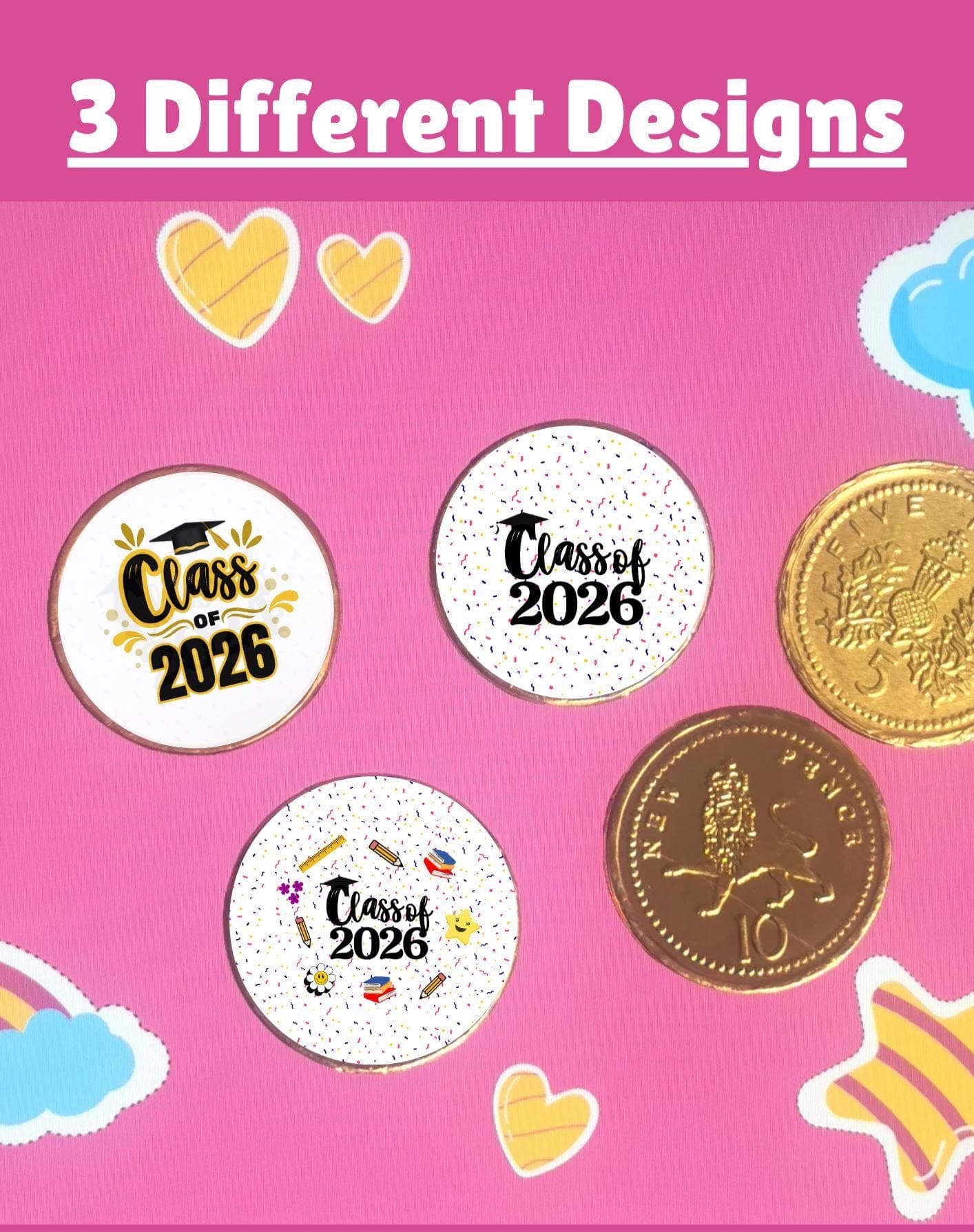 Class of 2026 Chocolate Coins: End of Year Student Gifts