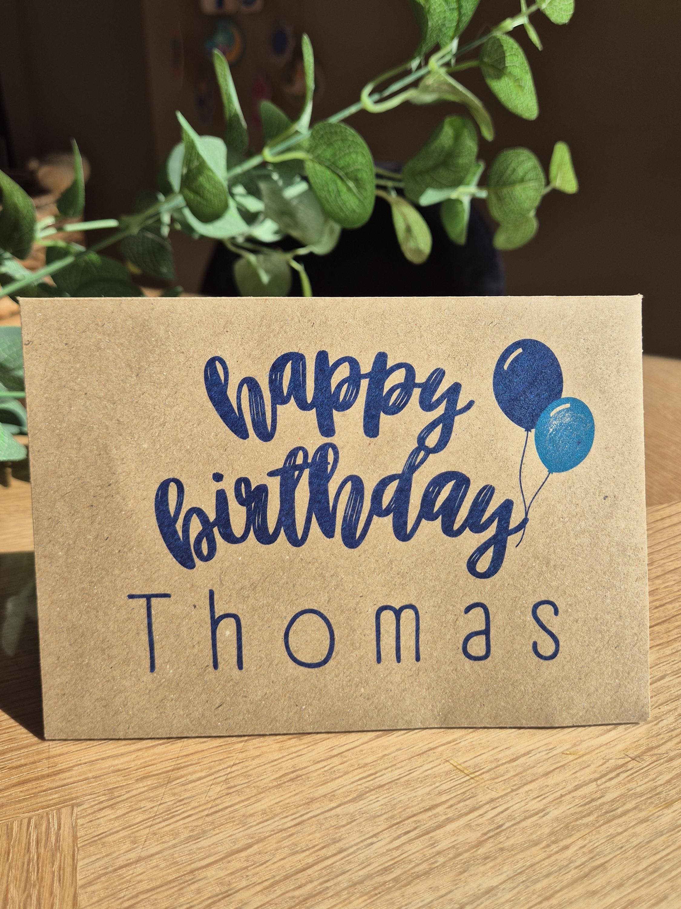 Personalized Birthday Money Envelope: C6 Size - image 3