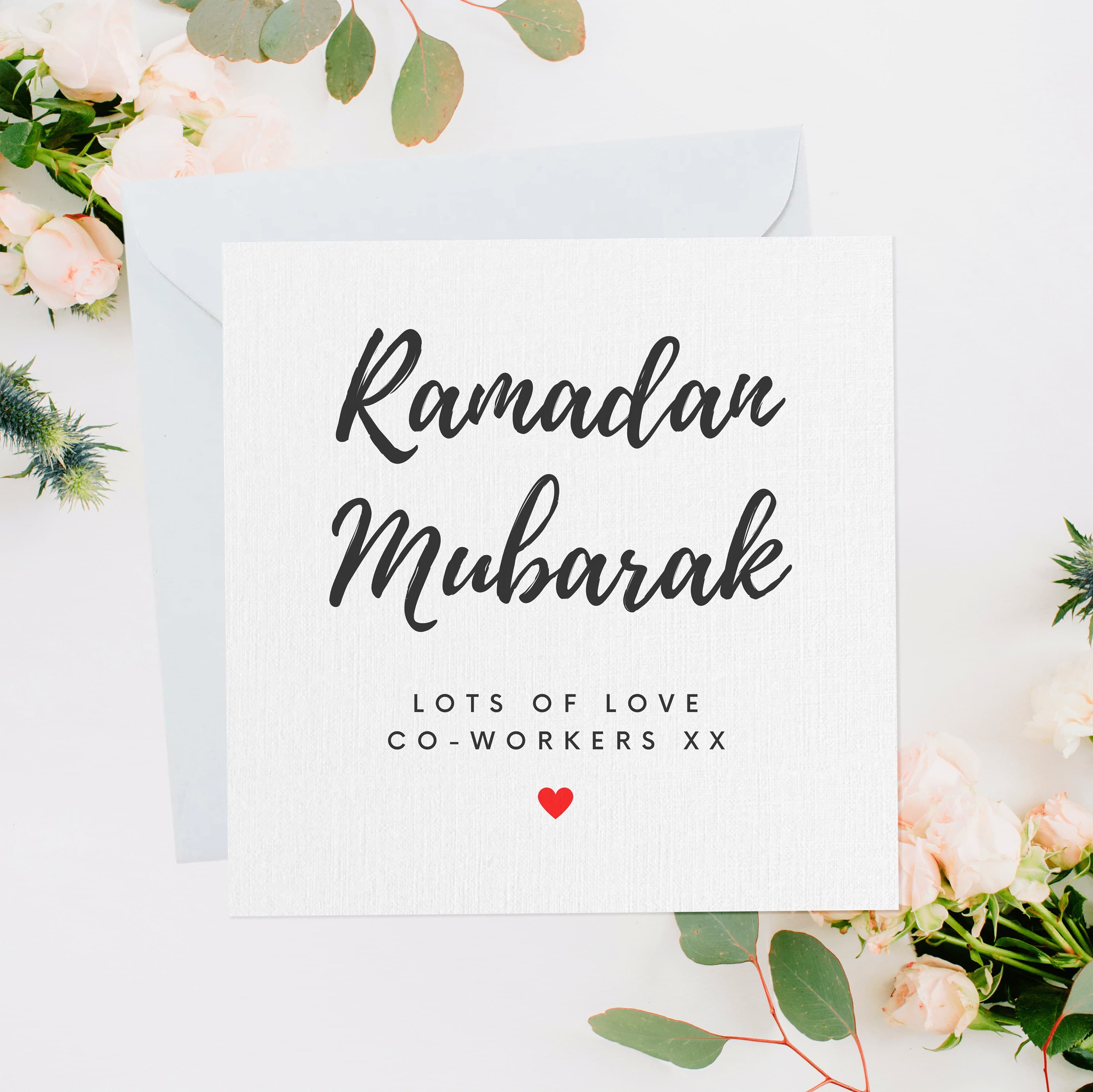 Personalised Ramadan Mubarak Greeting Card, Ramadan Card, Ramadan Greeting Card, Card For Loved Ones, Family Ramadan Card, RC017