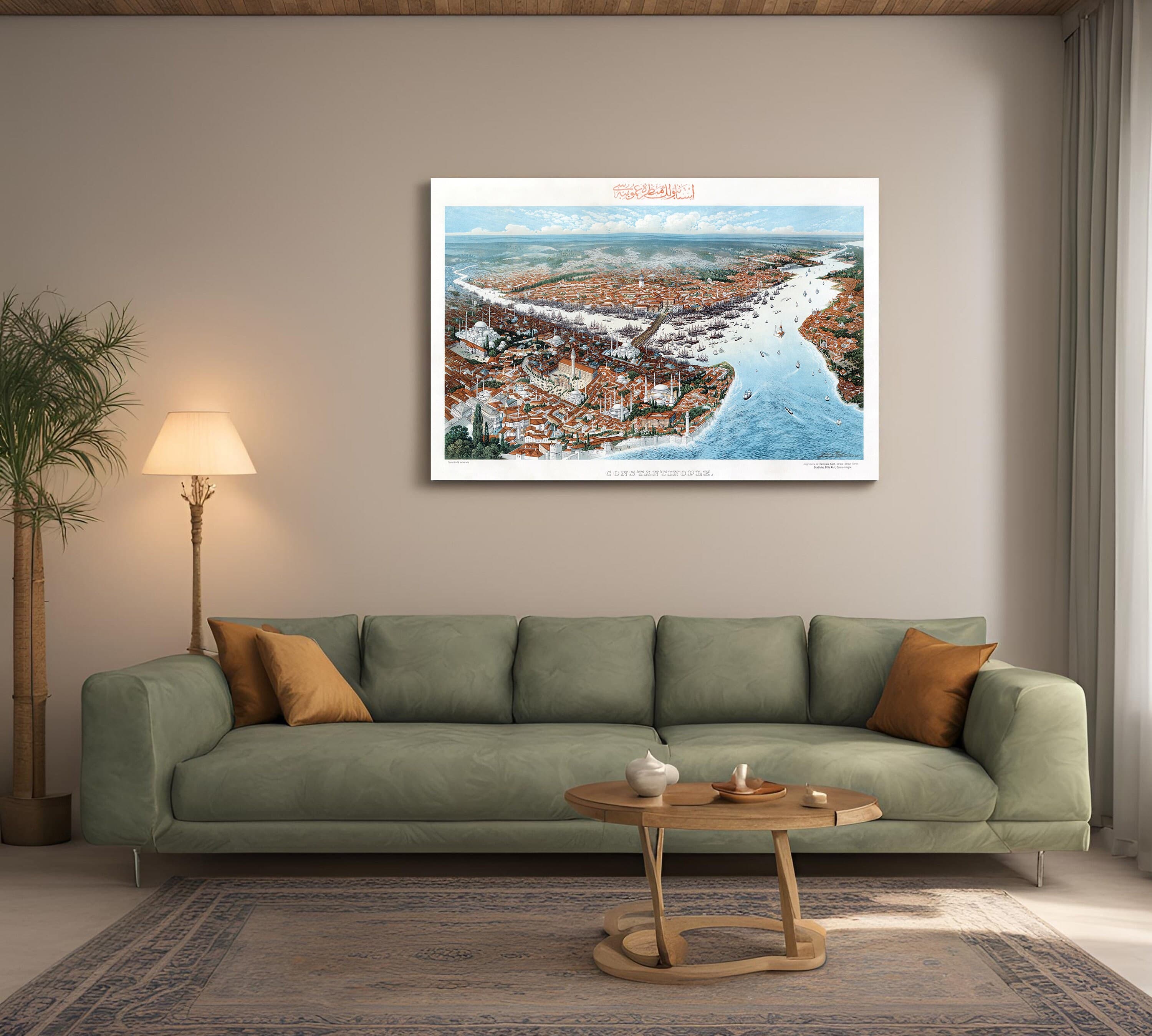 poster print
canvas print
Framed Art Print
Map Wall Art
Vintage Map
Print Wall Decor
Old Map
Historical Map
Ottomans
Constantinople
vintage Istanbul
Cartoon Map
canvas art