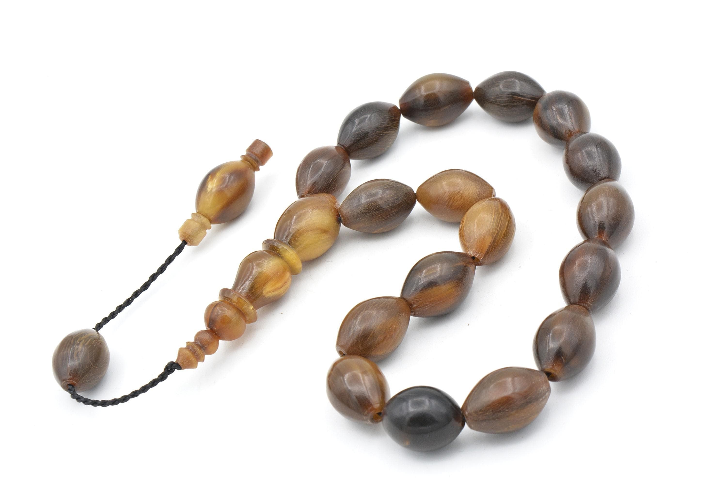 Natural Gazelle Horn 17 Beads Tasbih, Prayer Beads Tasbih Tasbeeh, Muslim Tasbih, Worry Beads, Misbaha, Tesbih, Ceylan Boynuzu, Gazelle Horn - image 4