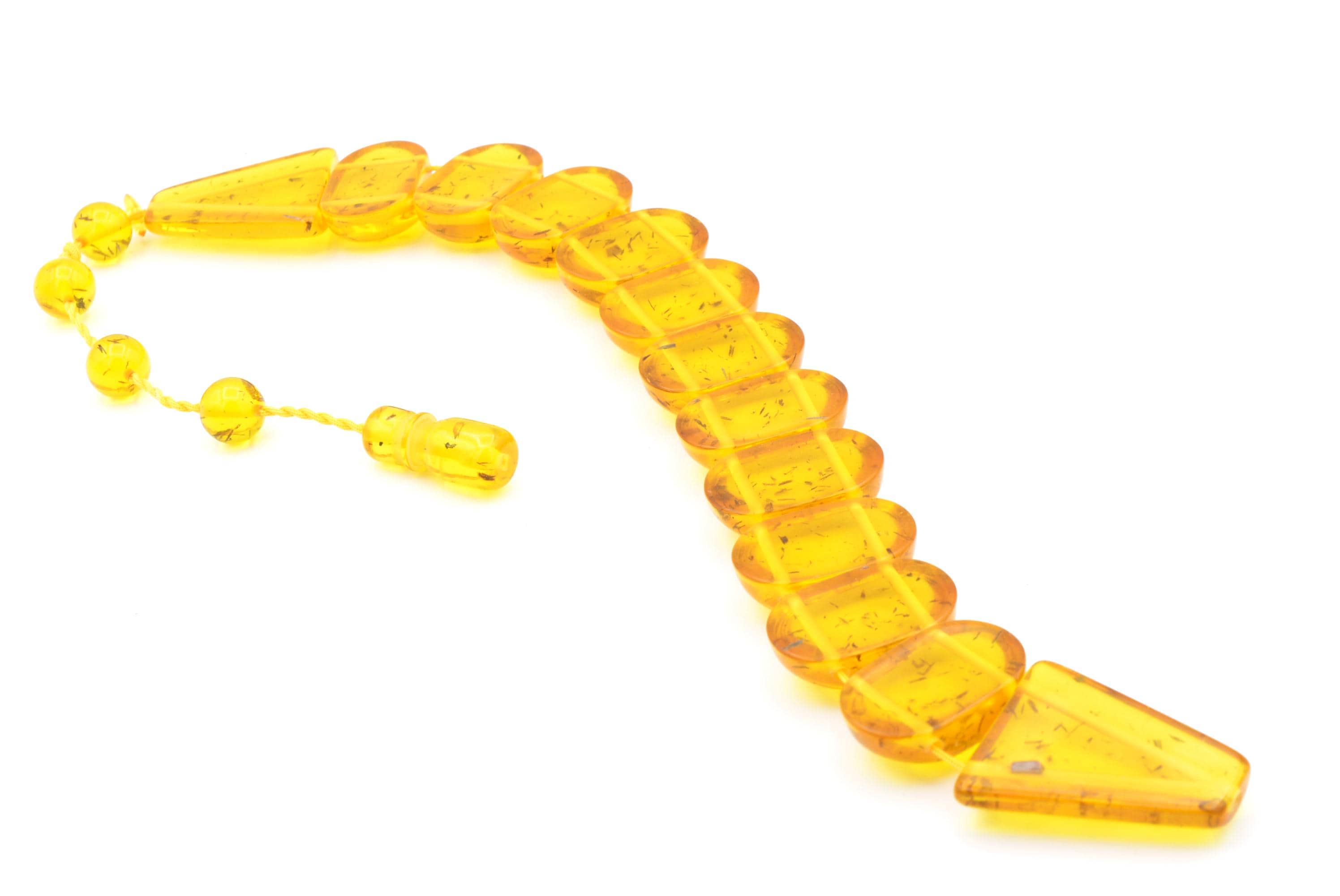 Beirut Drop Amber Fish Tasbih, Fish Tesbih, Misbaha, Tasbeeh, Fish Rosary, Balık Tesbih, Muslim, Beyrut Damla Kehribar, Tasbih, Beirut Amber - image 5