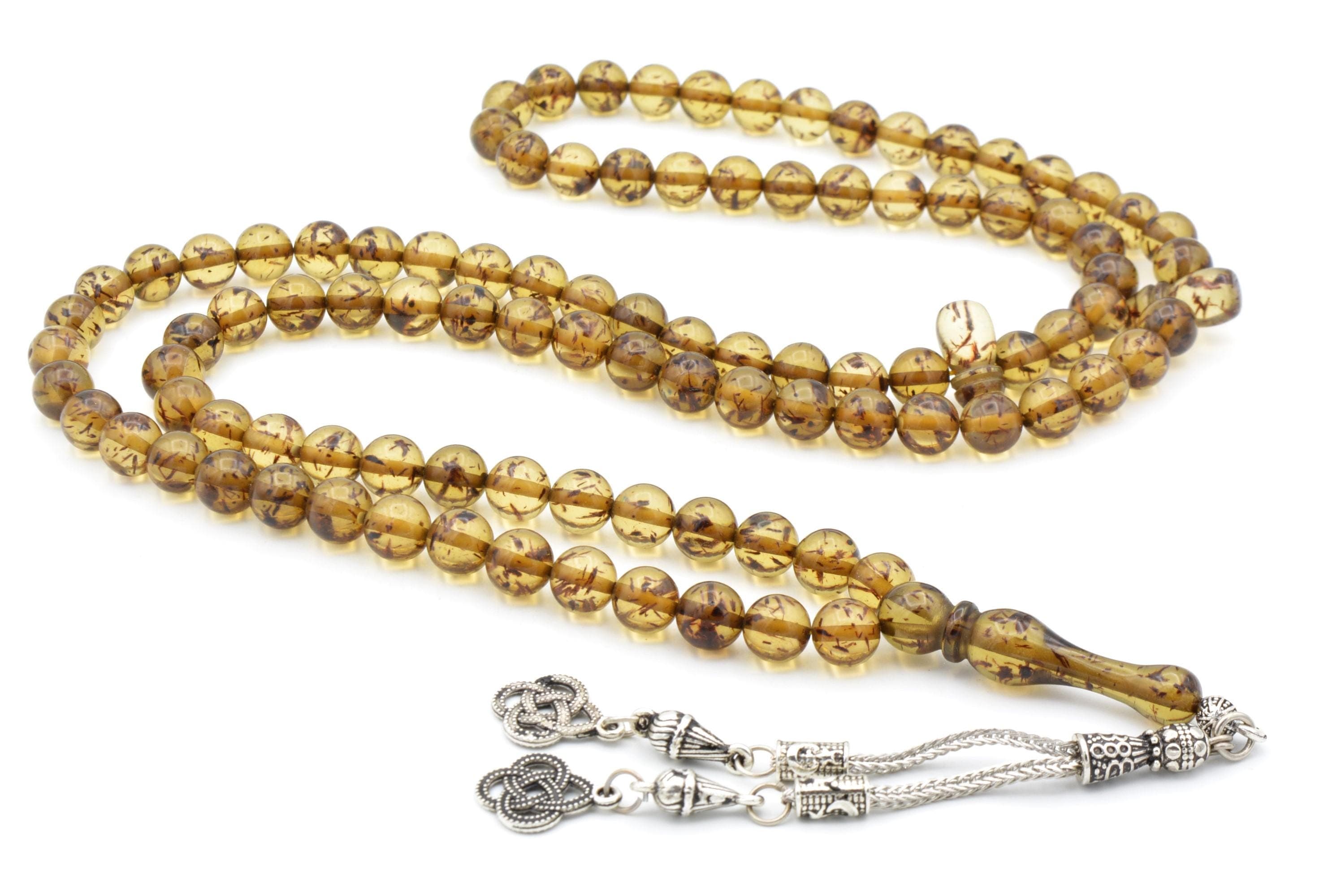8 Mm Beirut Amber 99 Beads Tasbih, Islamic, Misbaha, Rosary, Tasbeeh, Muslim, Muslim Gift, Prayer Beads, Beyrut Kehribar, Pray, Beirut Amber - image 4
