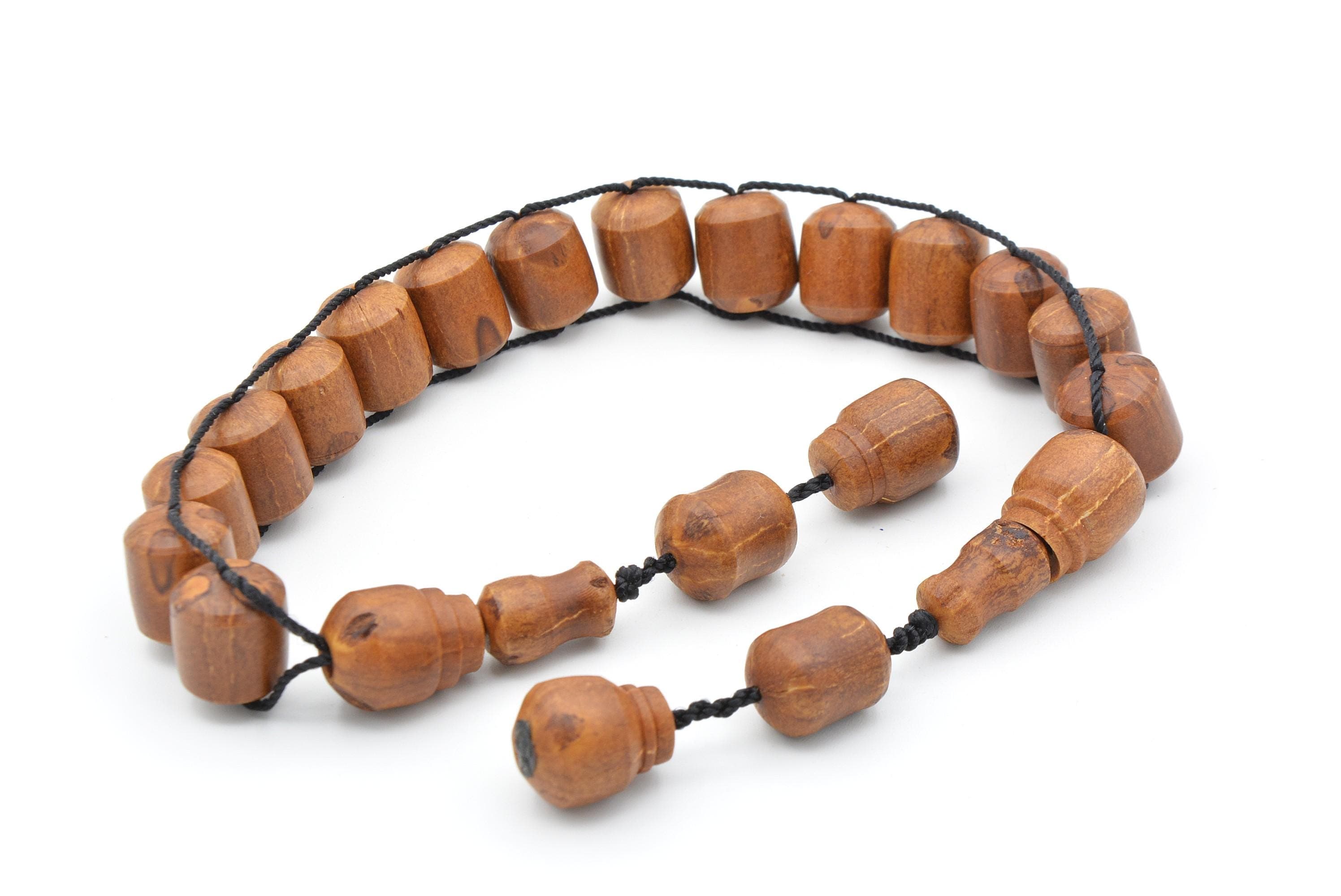 Handmade Juniper Seed 15 Beads Rosary, Juniper Seed Prayer Beads - image 5
