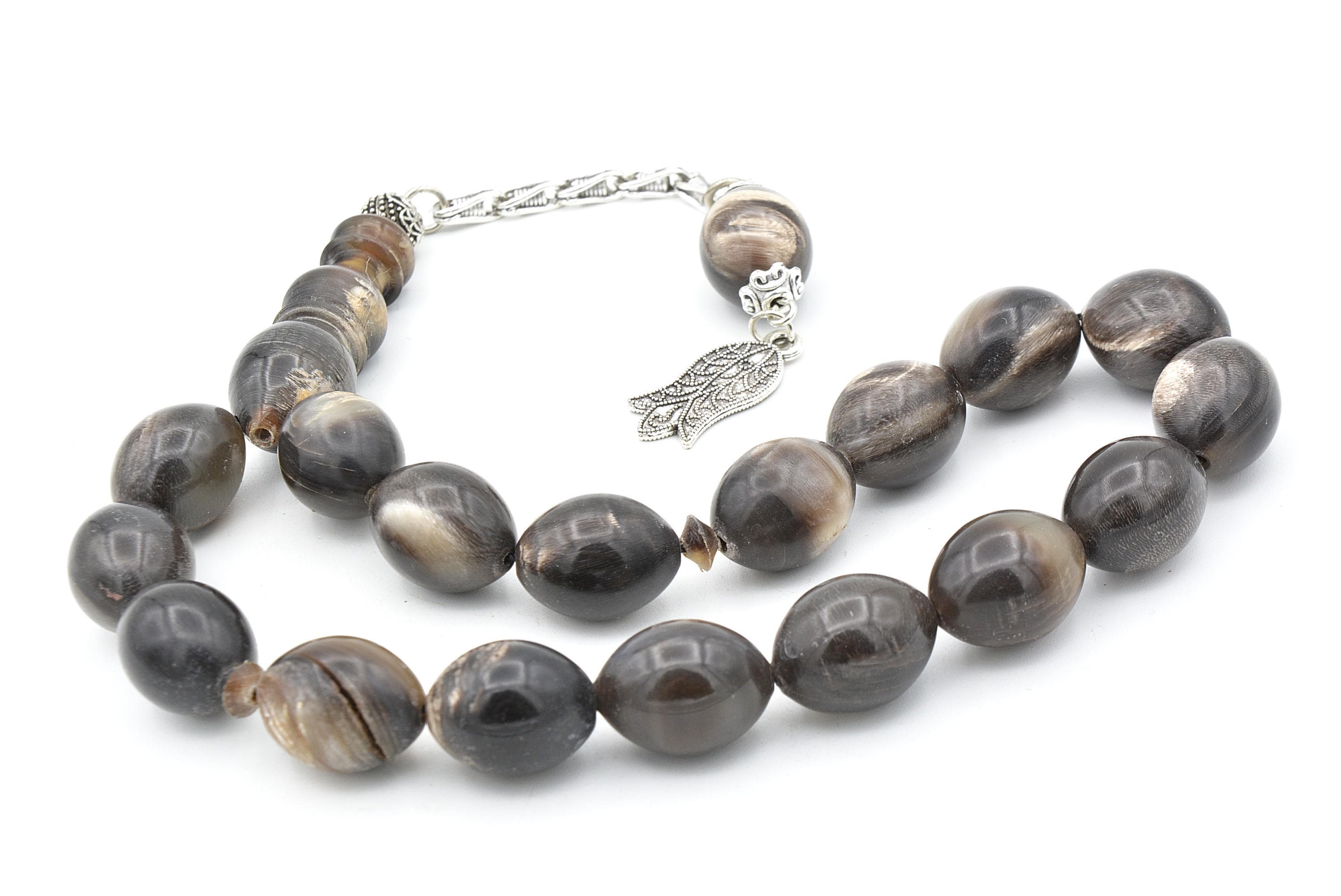 Dark Buffalo Horn 17 Beads Tasbih Prayer Beads - image 4